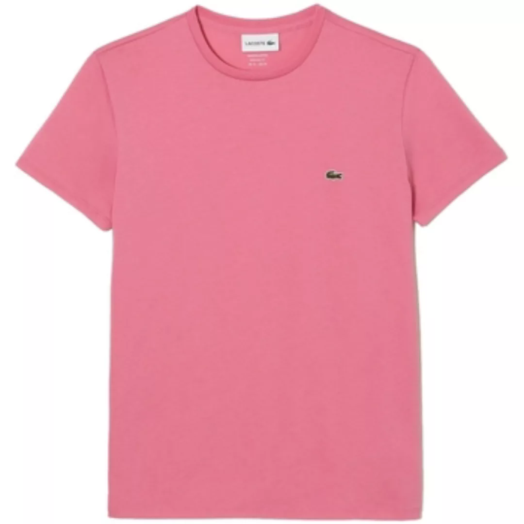 Lacoste  T-Shirts & Poloshirts Pima Cotton T-Shirt - Rose günstig online kaufen
