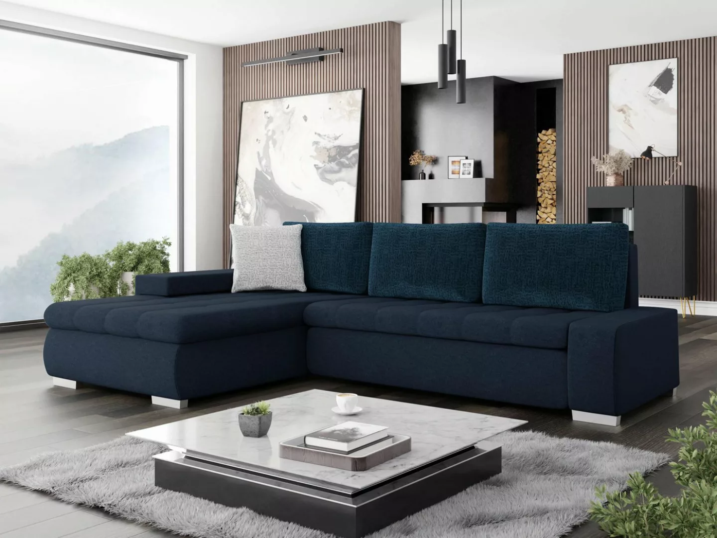 MIRJAN24 Ecksofa Orkan Mini Premium, mit Bettkasten und Schlaffunktion, Uni günstig online kaufen