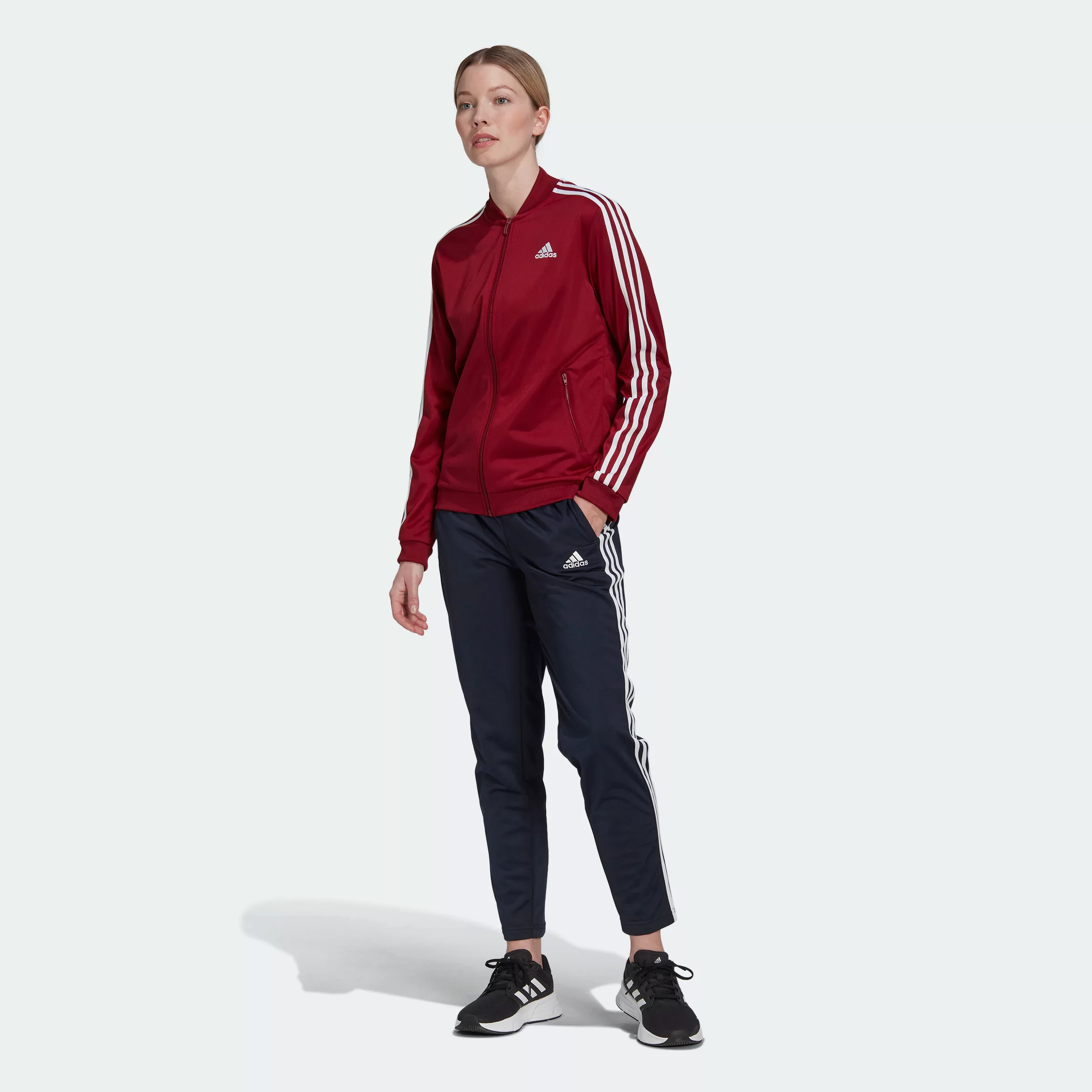 adidas Sportswear Trainingsanzug "ESSENTIALS 3-STREIFEN", (2 tlg.) günstig online kaufen