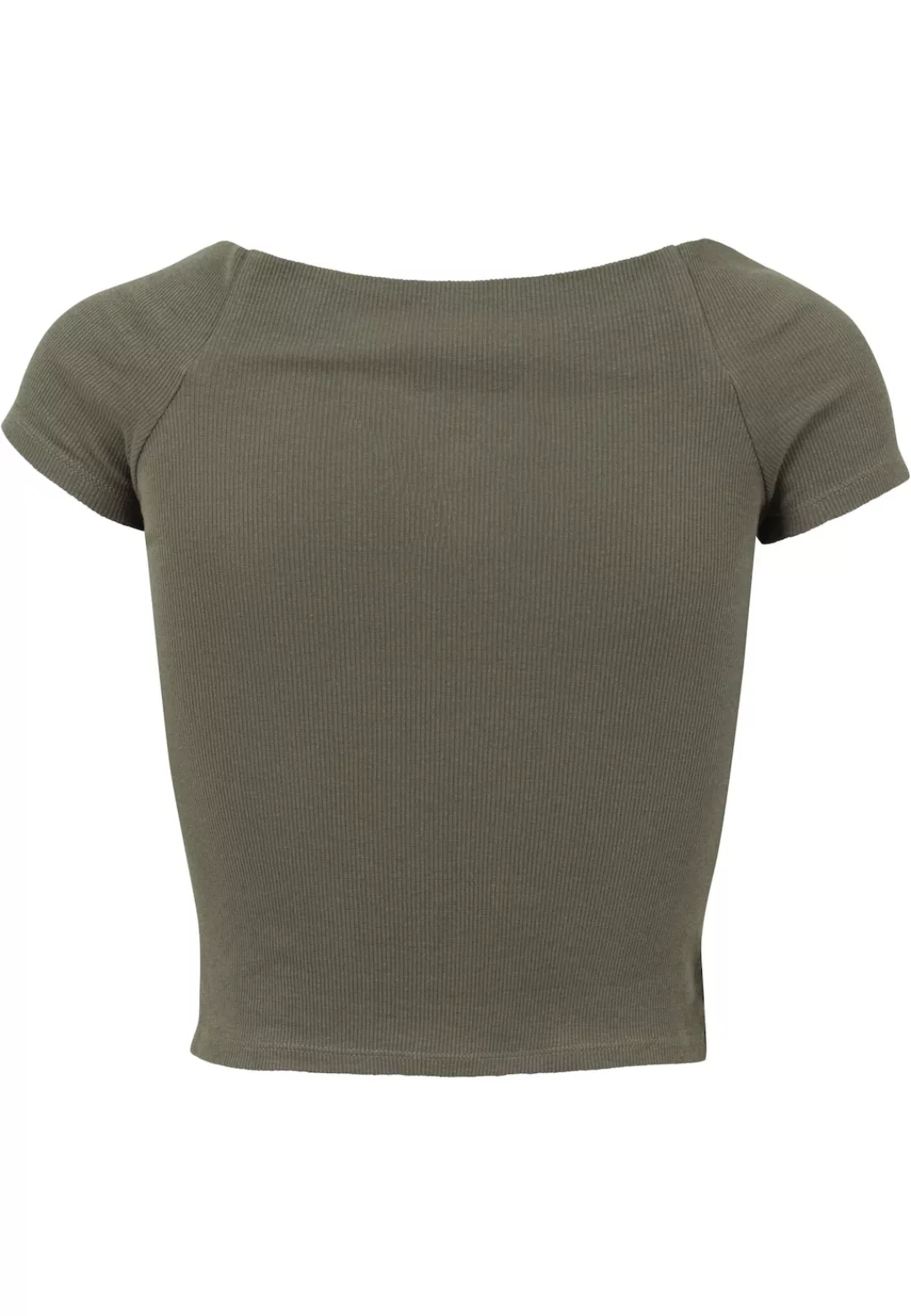 URBAN CLASSICS T-Shirt "Urban Classics Damen Ladies Off Shoulder Rib Tee" günstig online kaufen