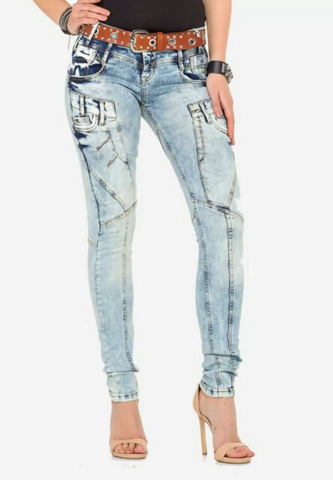 Cipo & Baxx Bequeme Jeans, im modischer Waschung Slim Fit günstig online kaufen