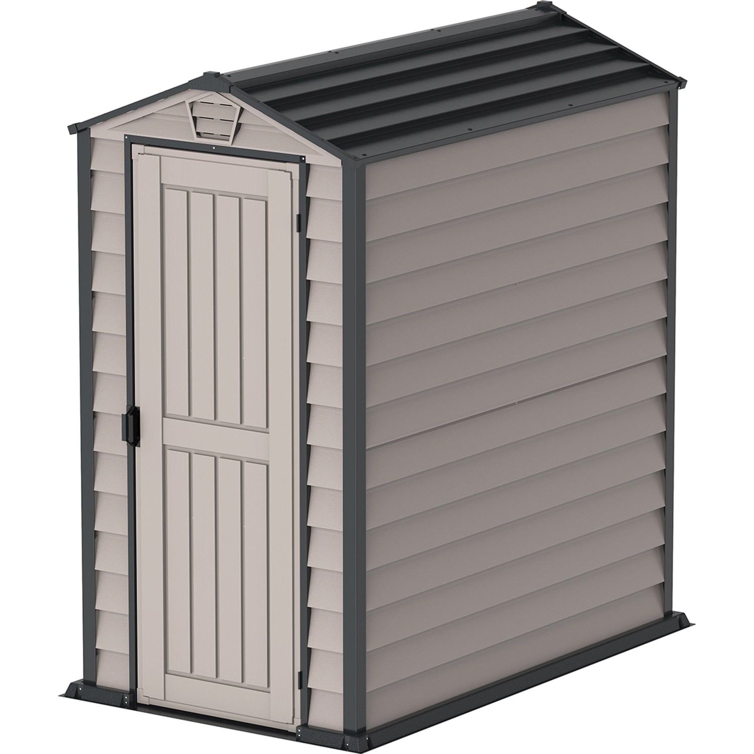 Duramax Kunststoff-Gerätehaus EverMore Anthrazit 2 m² günstig online kaufen