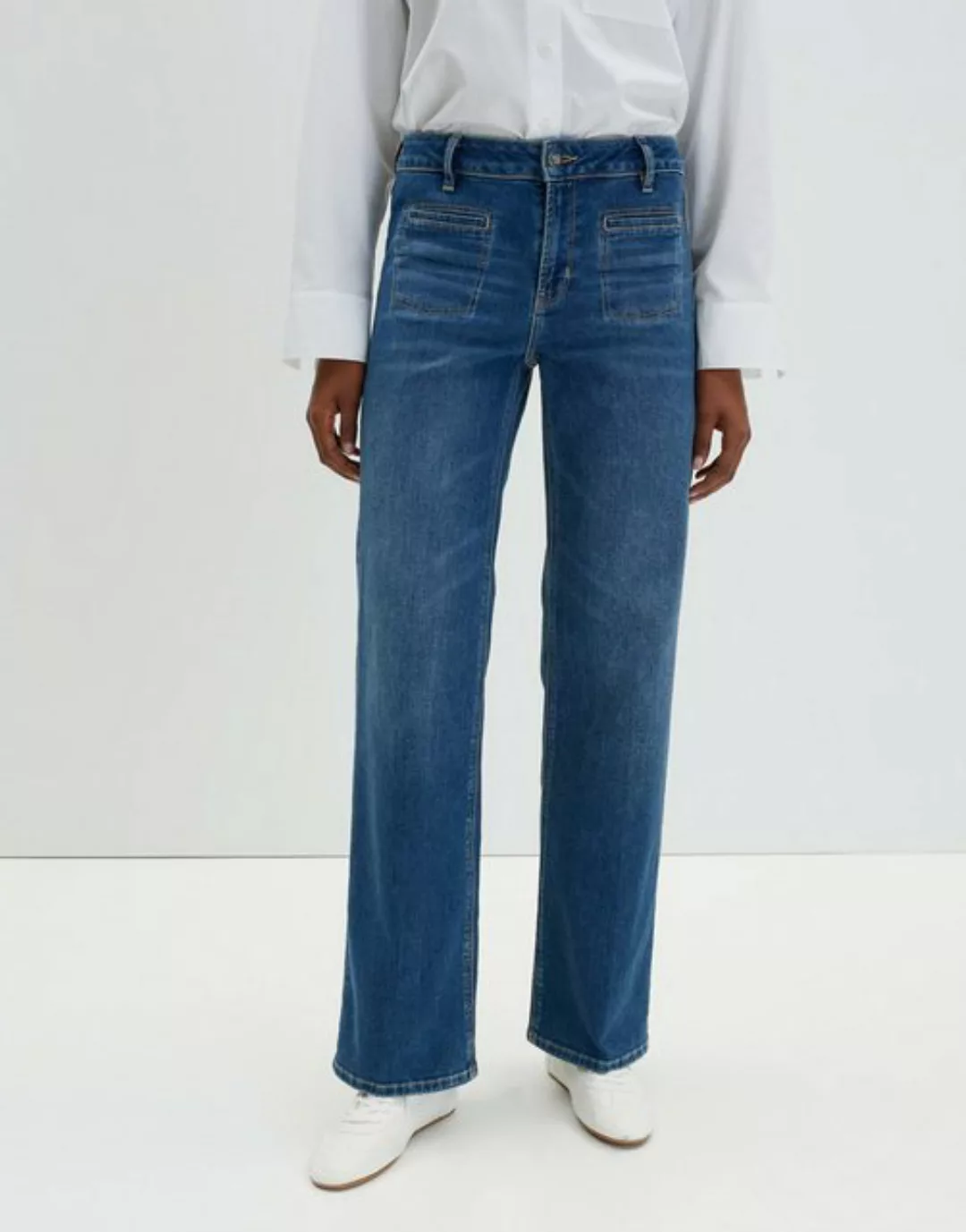 someday Bootcut-Jeans Flared Jeans Carie french aus BCI Cotton Mix günstig online kaufen