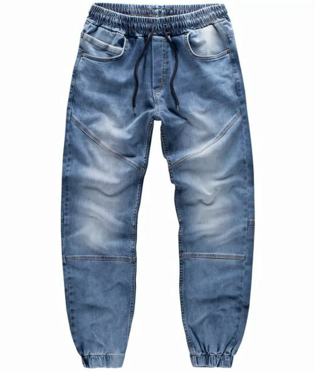 Rock Creek Tapered-fit-Jeans Herren Jeans Jogger-Style Blau RC-2184 günstig online kaufen