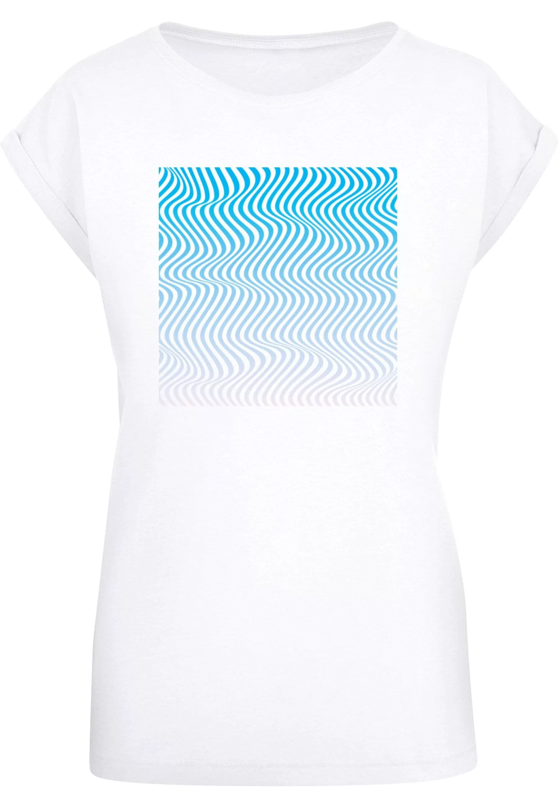 Merchcode T-Shirt "Merchcode Damen Ladies Summer - Wavy Pattern T-Shirt" günstig online kaufen