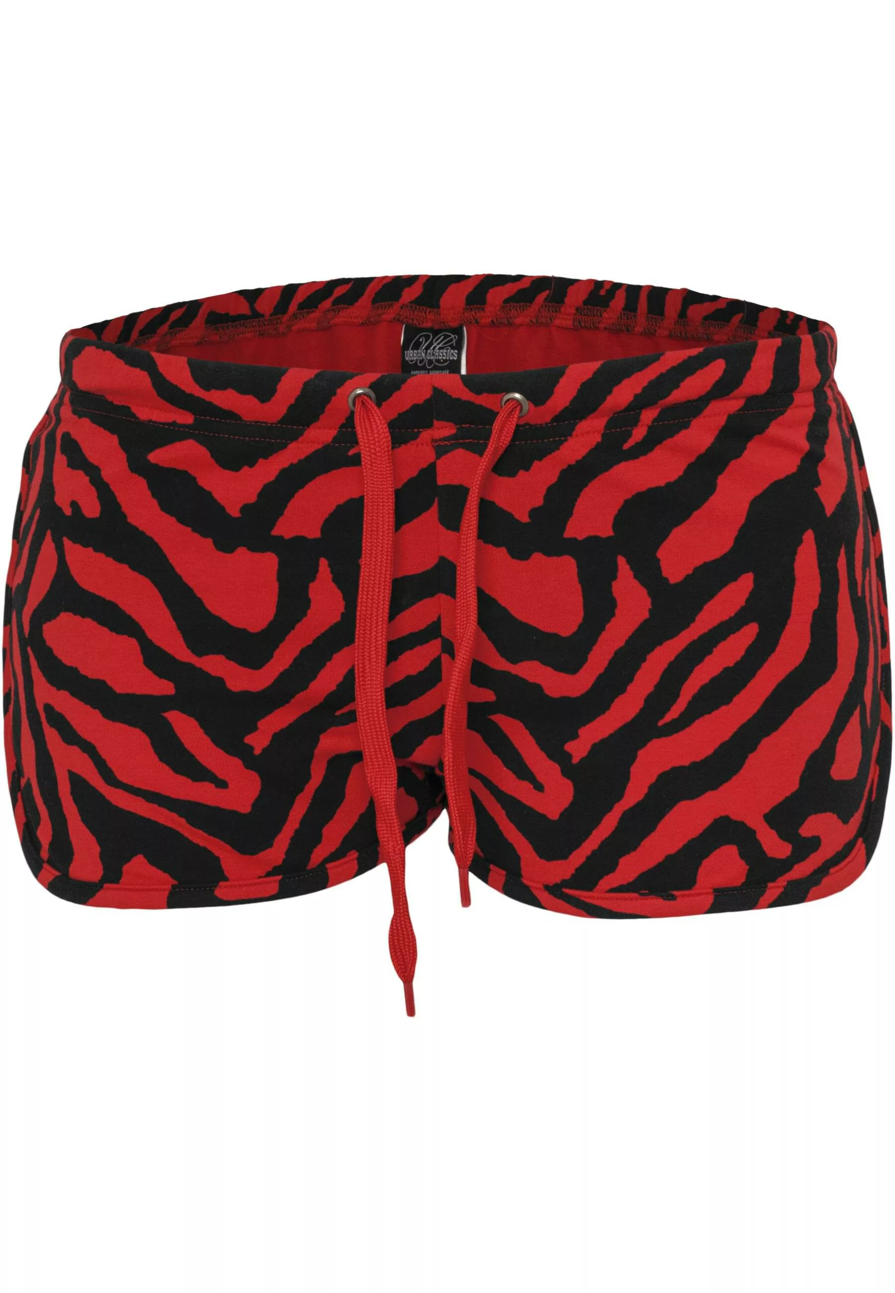 URBAN CLASSICS Stoffhose "Urban Classics Damen Ladies Zebra Hotpants", (1 t günstig online kaufen