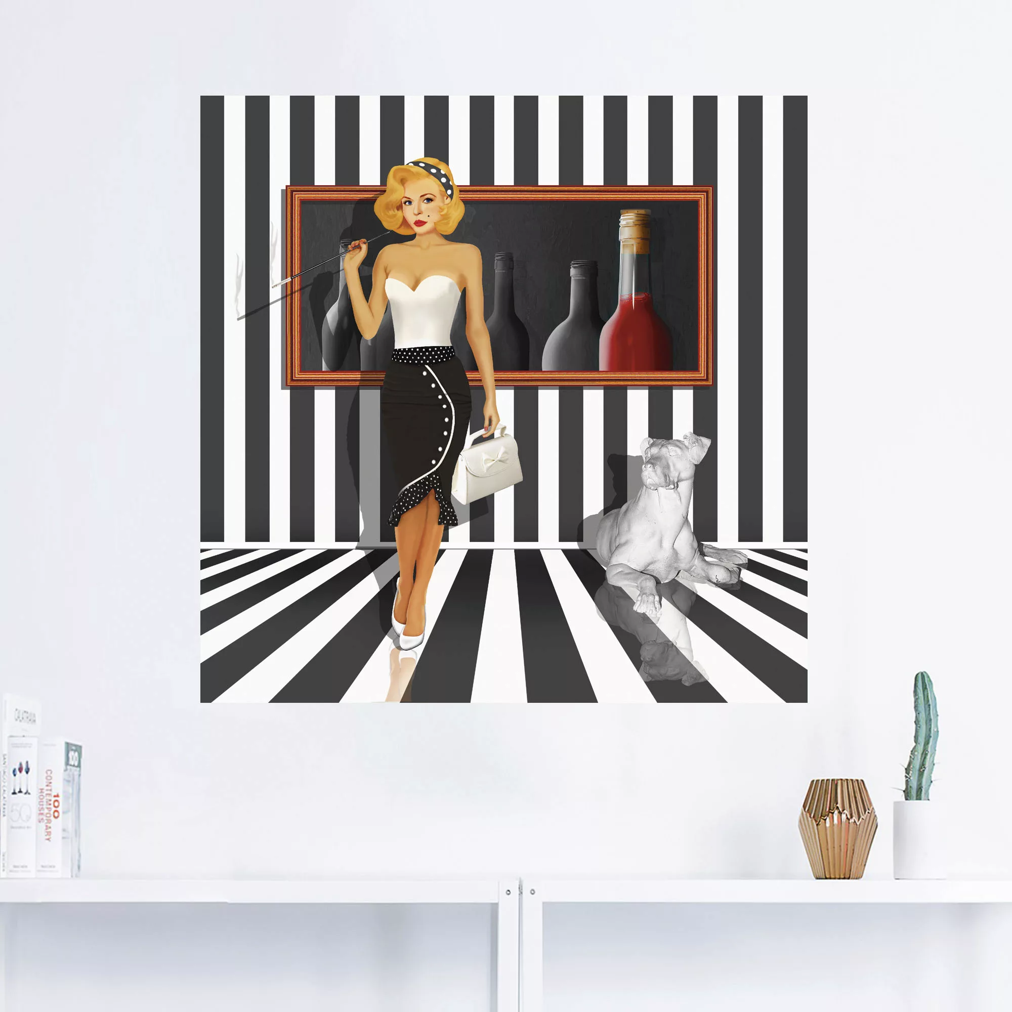 Artland Wandbild "Serie", Frau, (1 St.), als Leinwandbild, Wandaufkleber in günstig online kaufen