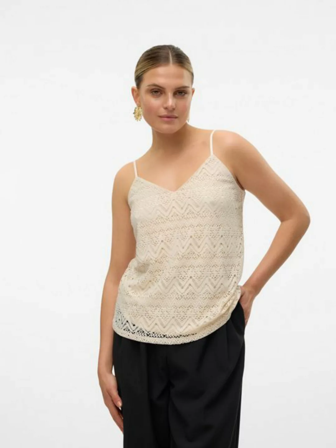 Vero Moda Spaghettitop VMMAYA V-NECK SINGLET TOP JRS SPE günstig online kaufen