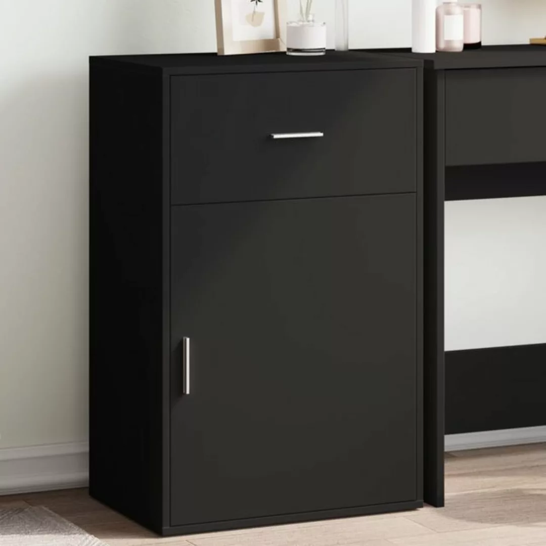 vidaXL Beistellschrank Beistellschrank Schwarz 56,5x39x90 cm Holzwerkstoff günstig online kaufen