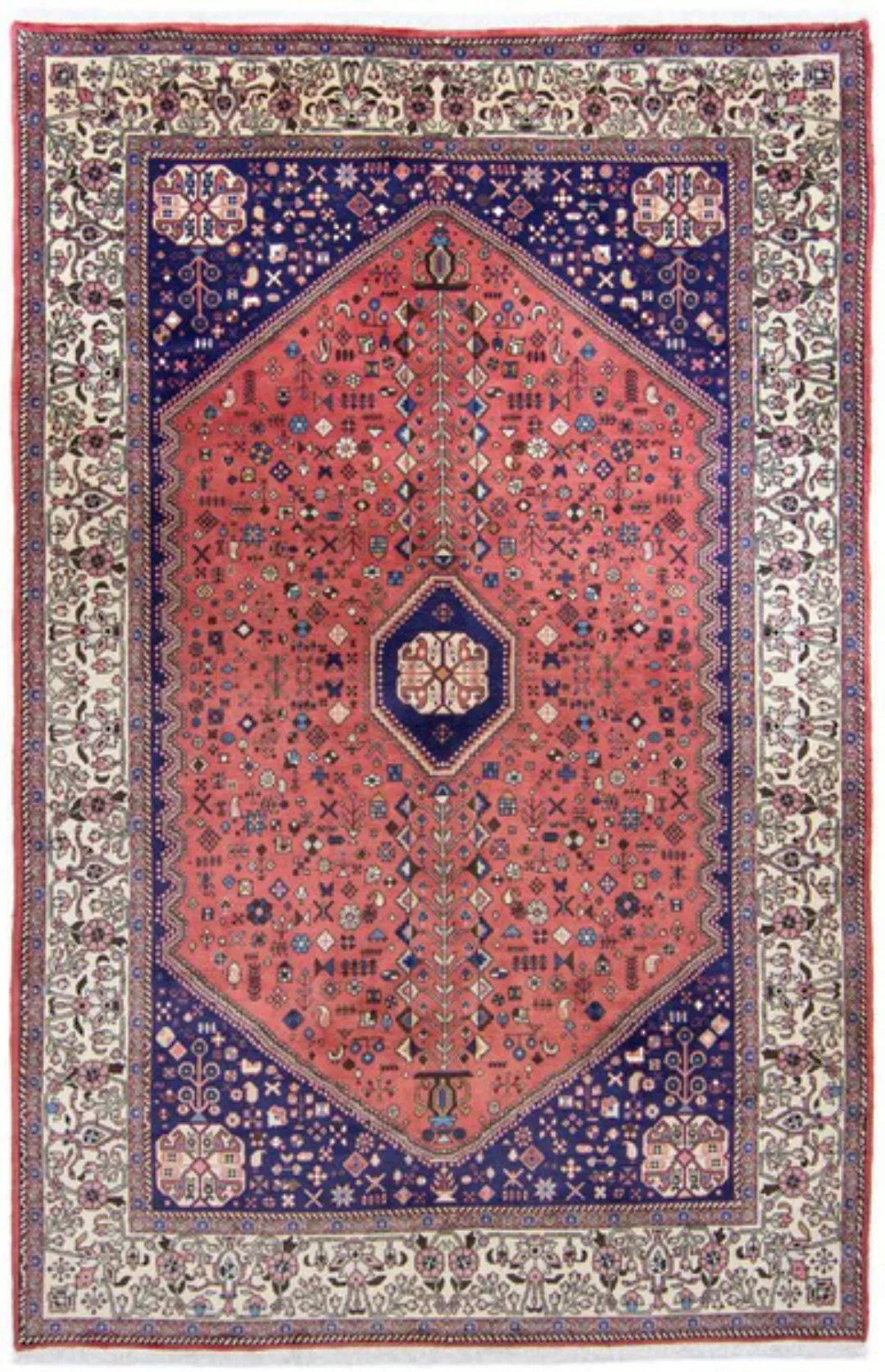 morgenland Wollteppich »Abadeh Medaillon Rosso 280 x 174 cm«, rechteckig, U günstig online kaufen