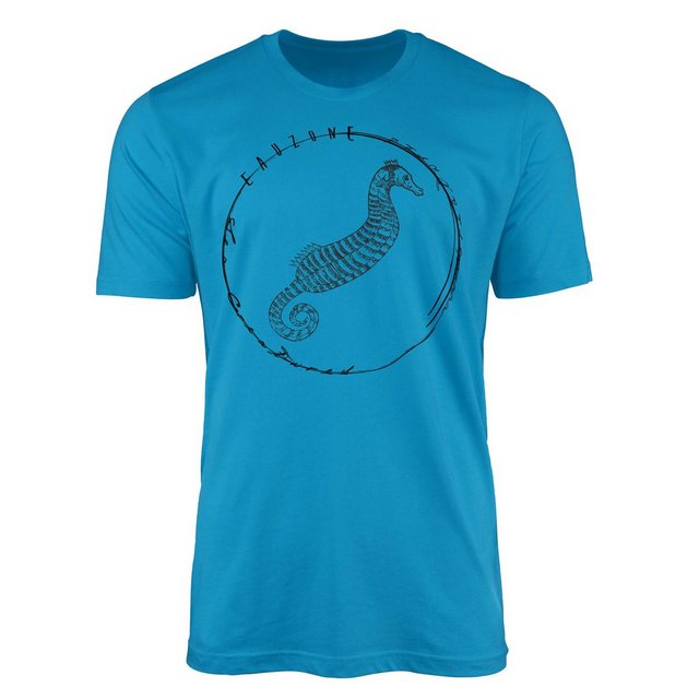 Sinus Art T-Shirt T-Shirt Tiefsee Fische - Serie: Sea Creatures, feine Stru günstig online kaufen