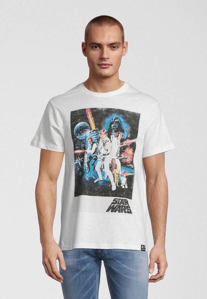 Recovered T-Shirt Star Wars Classic New Hope Poster GOTS zertifizierte Bio- günstig online kaufen