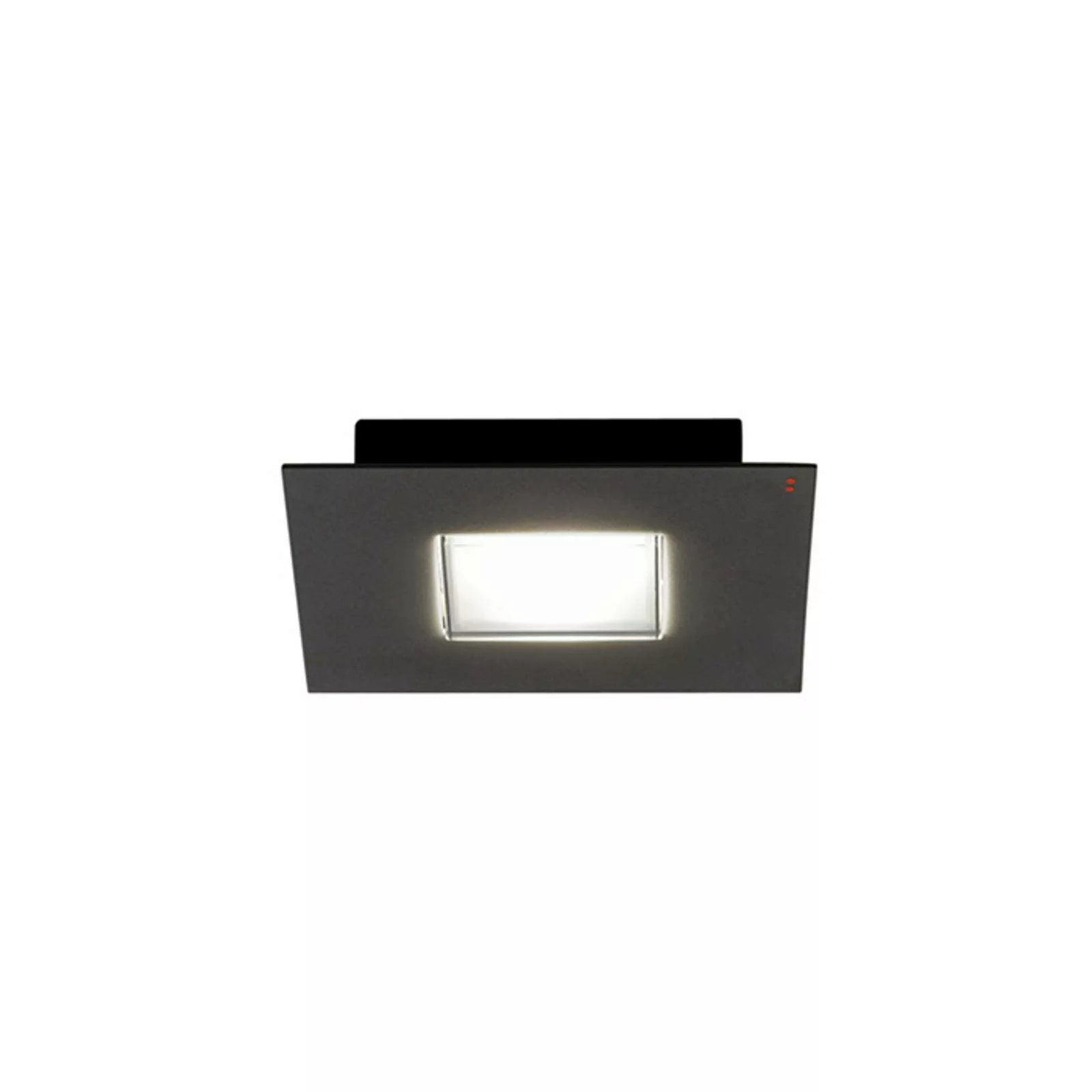 Fabbian Quarter - schwarze LED-Deckenlampe 1flg. günstig online kaufen