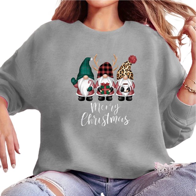 MC Star Weihnachtssweatshirt Damen Weihnachts Wichtel Sweatshirts,Weihnacht günstig online kaufen