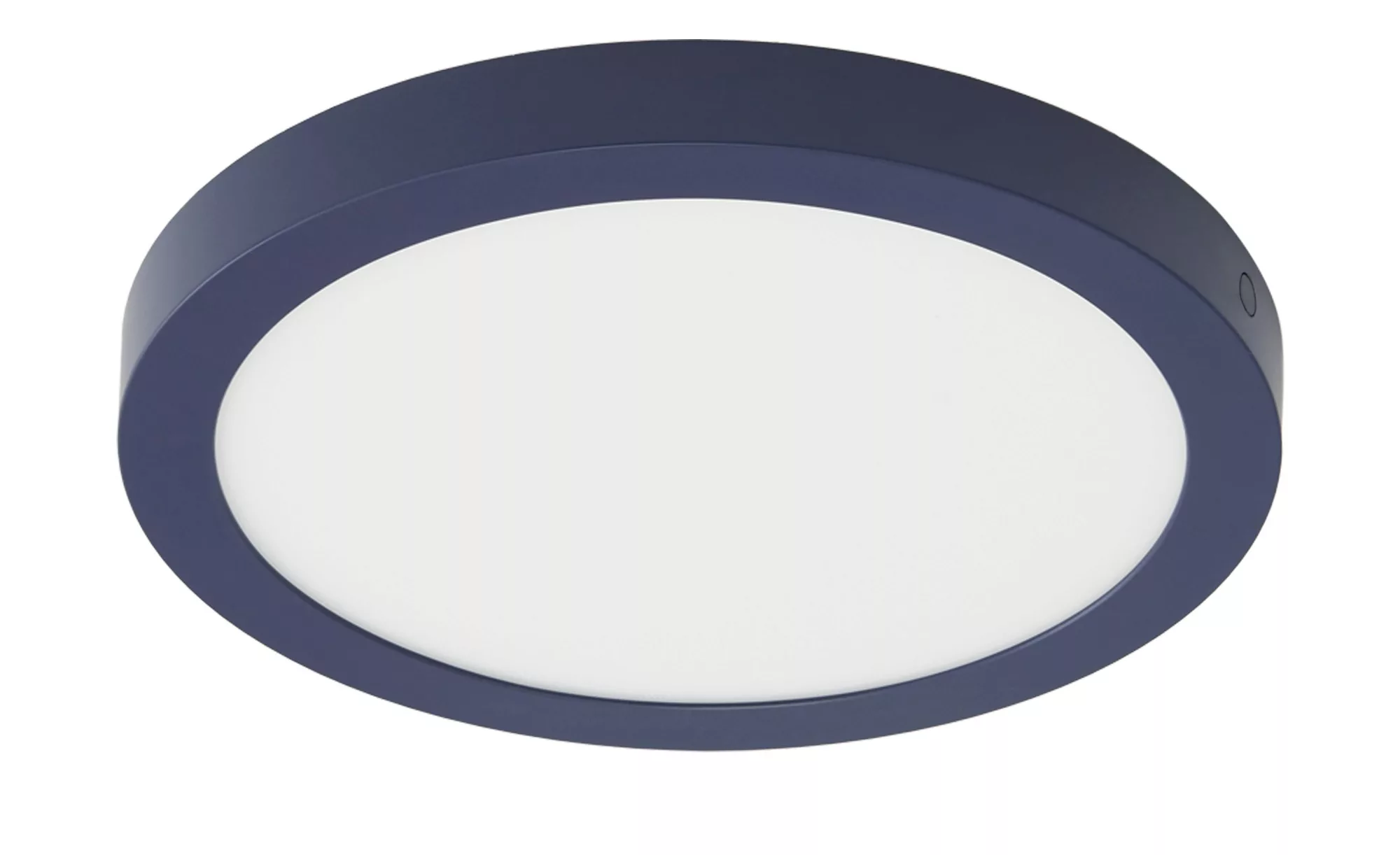 LED-Deckenleuchte, rund, dunkelblau ¦ blau ¦ Maße (cm): H: 3  Ø: 30 Lampen günstig online kaufen