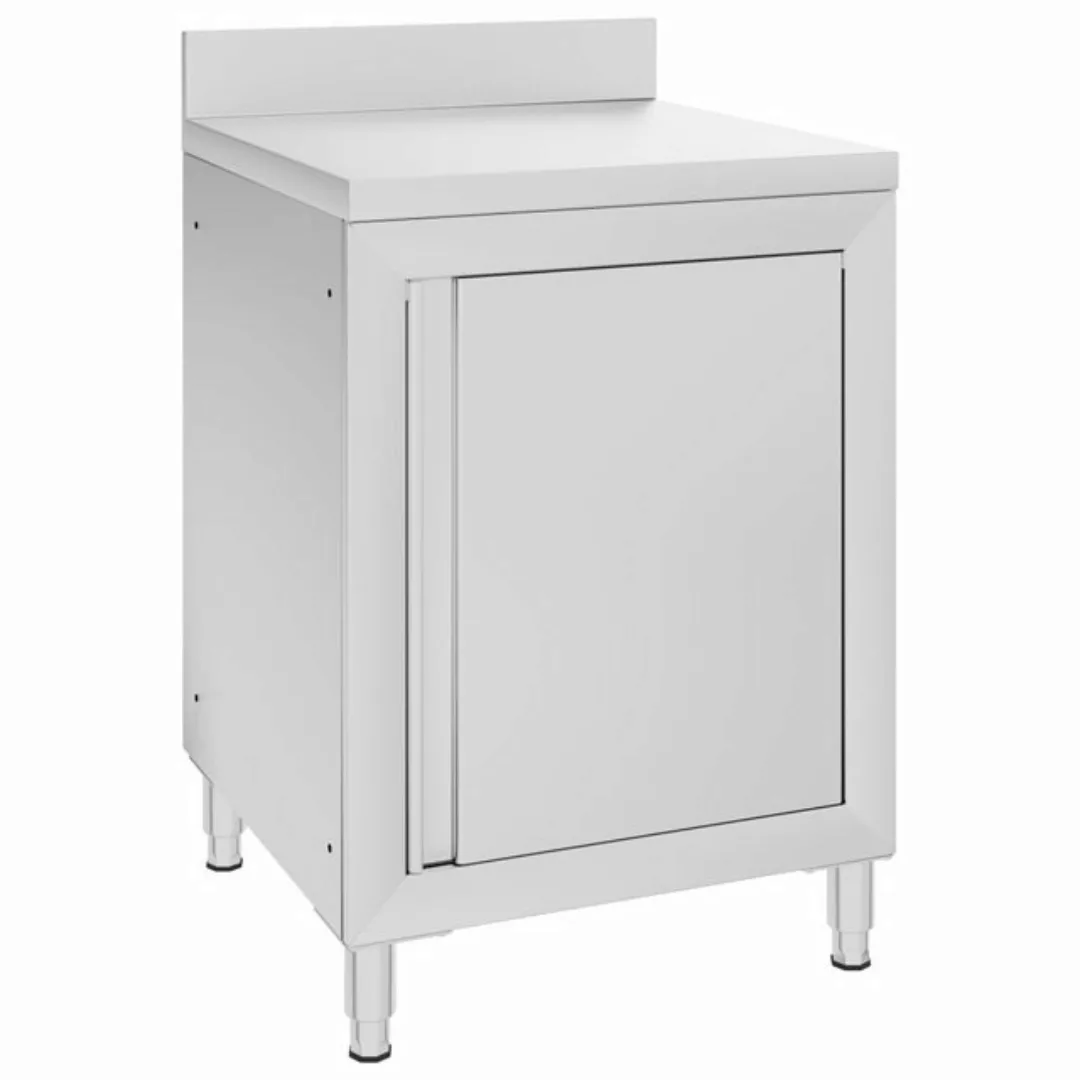 vidaXL Unterschrank Gastro-Arbeitstisch mit Schrank 60x60x96 cm Edelstahl günstig online kaufen