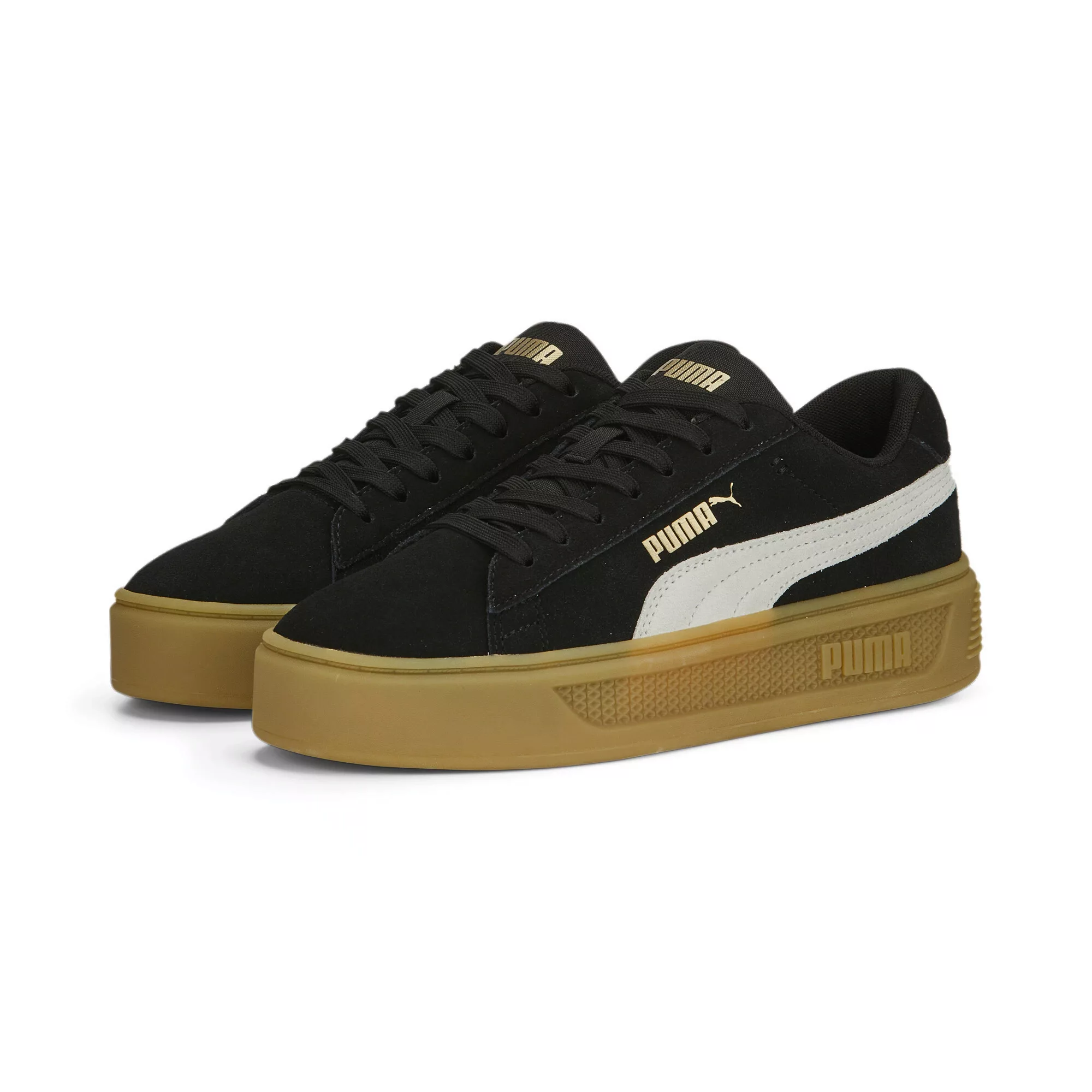 PUMA Sneaker "Smash Platform V3 Suede Sneakers Damen" günstig online kaufen