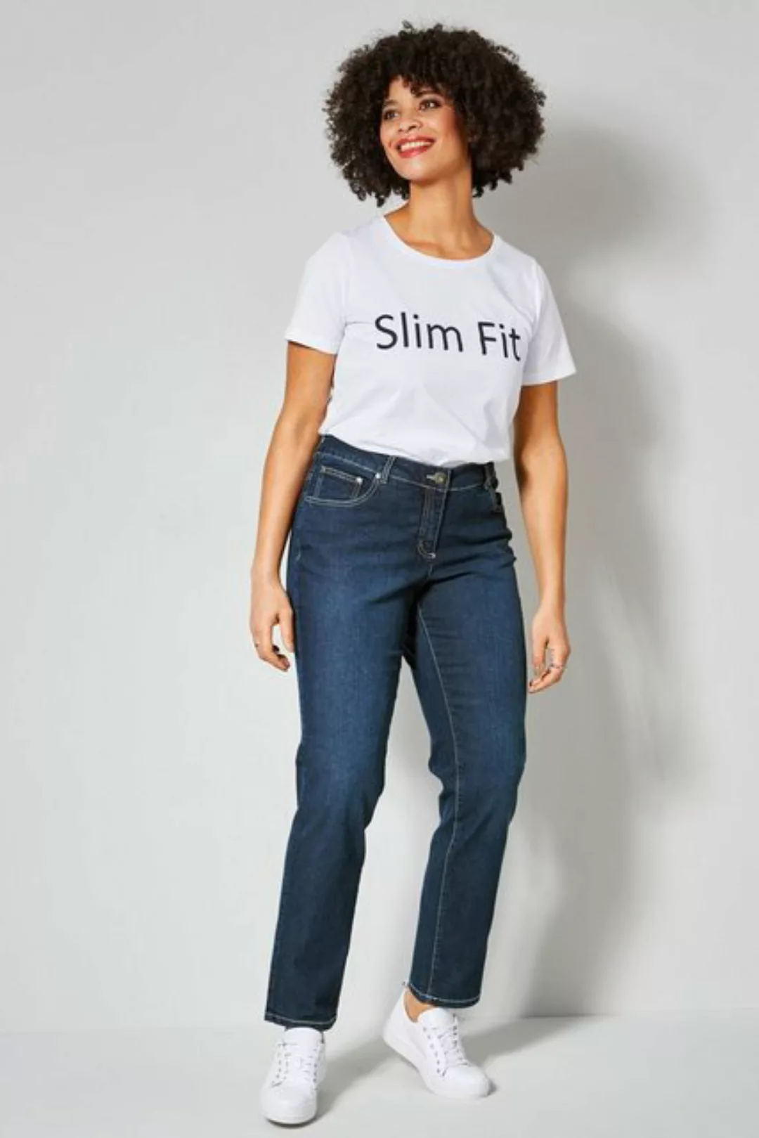 Dollywood Röhrenjeans Jeans Slim Fit 5-Pocket Stretchkomfort günstig online kaufen