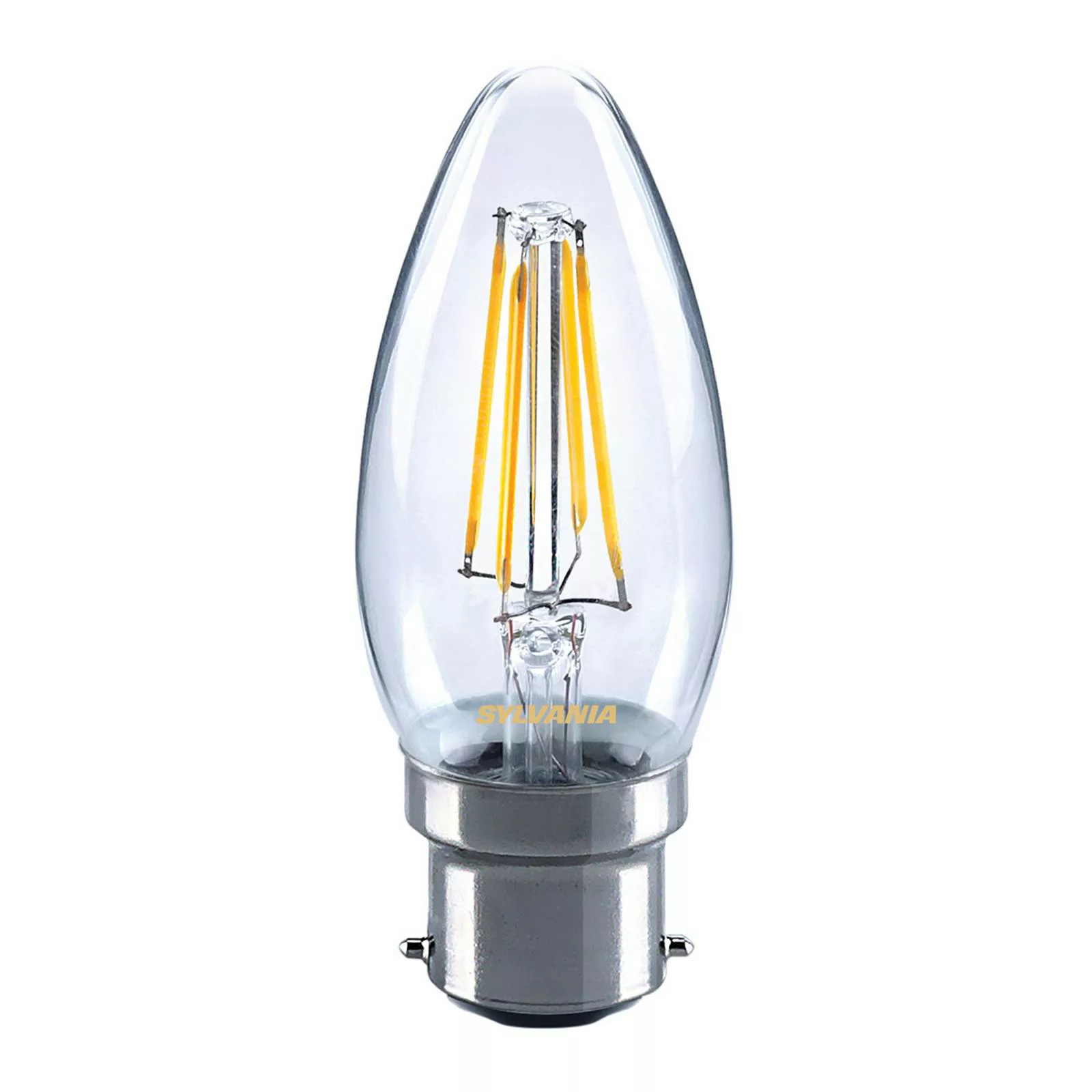 LED-Kerzenlampe B22 4,5W 827 klar günstig online kaufen