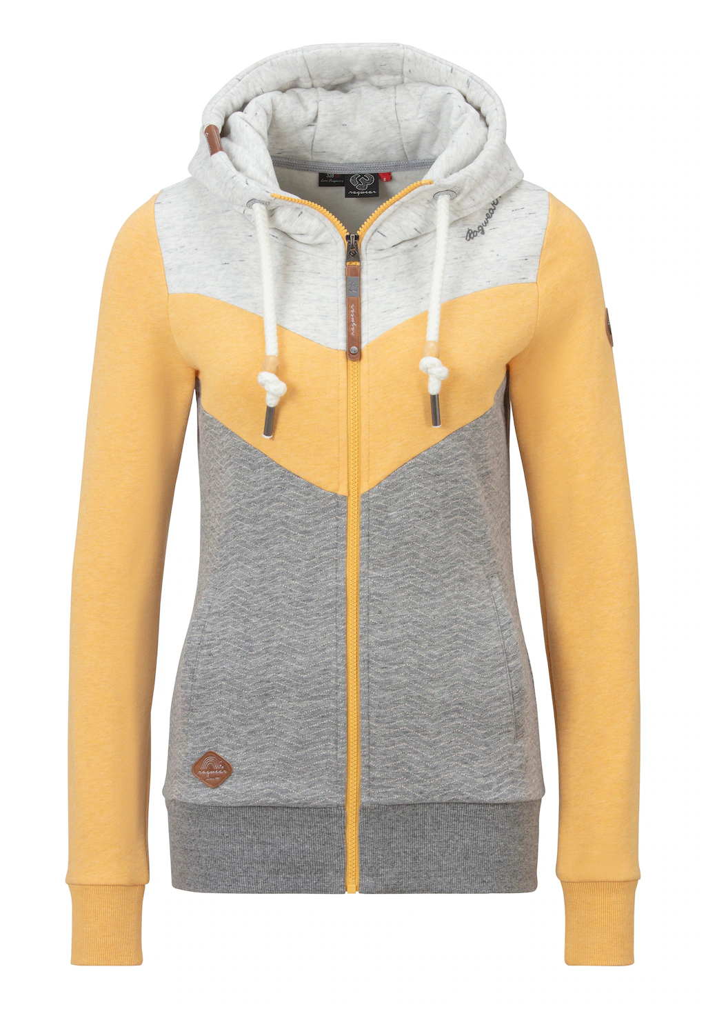 Ragwear Sweatjacke "TREGA ZIP O", im Colorblocking-Design günstig online kaufen