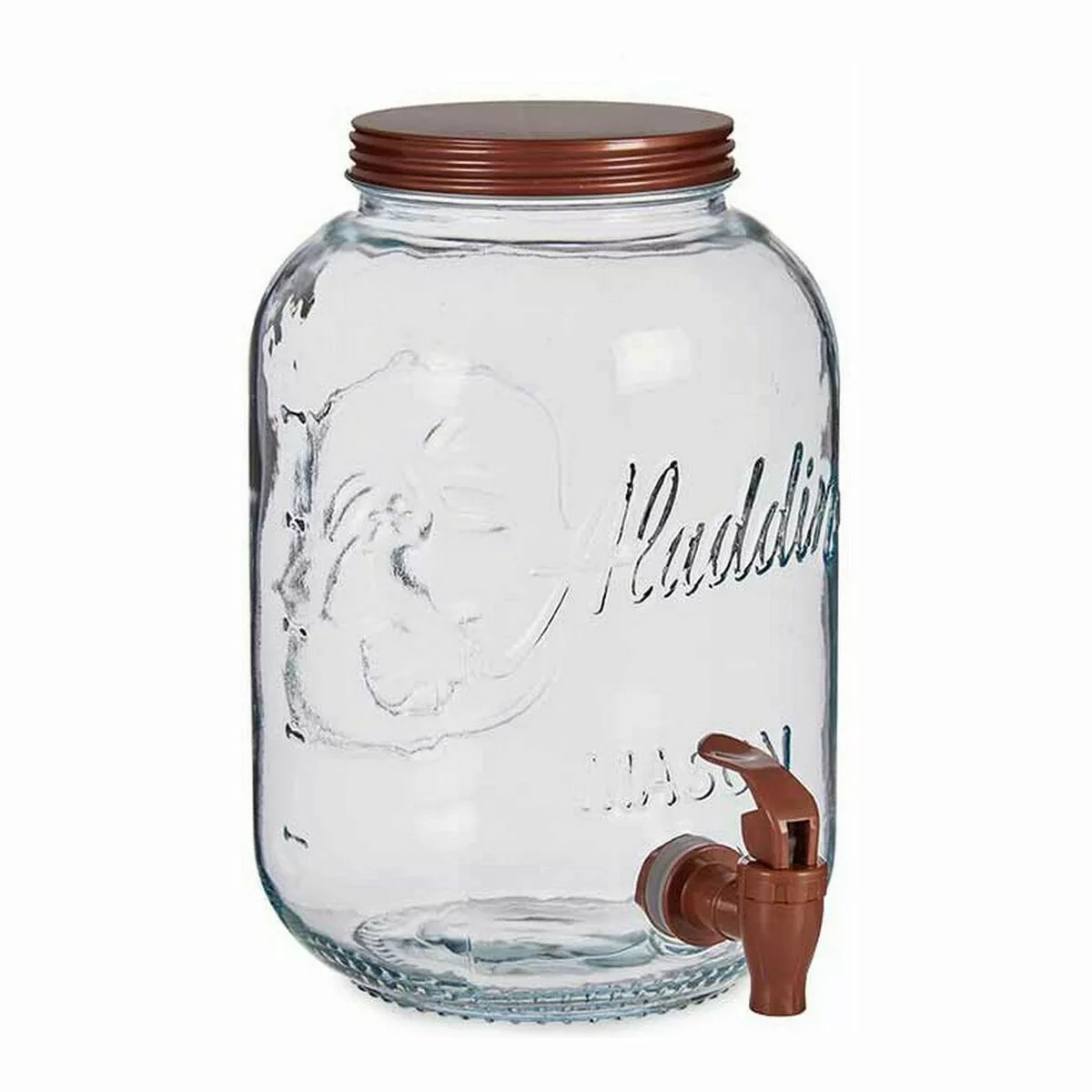 Kanne Durchsichtig Wasserhahn Metall Kunststoff Glas (3800 Ml) günstig online kaufen