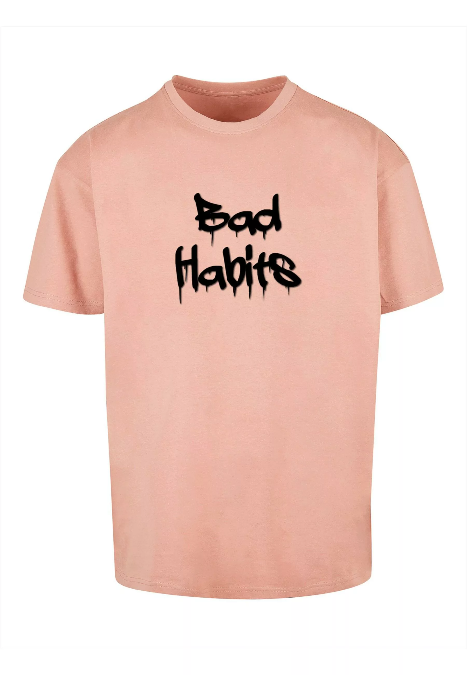 Merchcode T-Shirt "Merchcode Herren Bad Habits Heavy Oversize Tee" günstig online kaufen