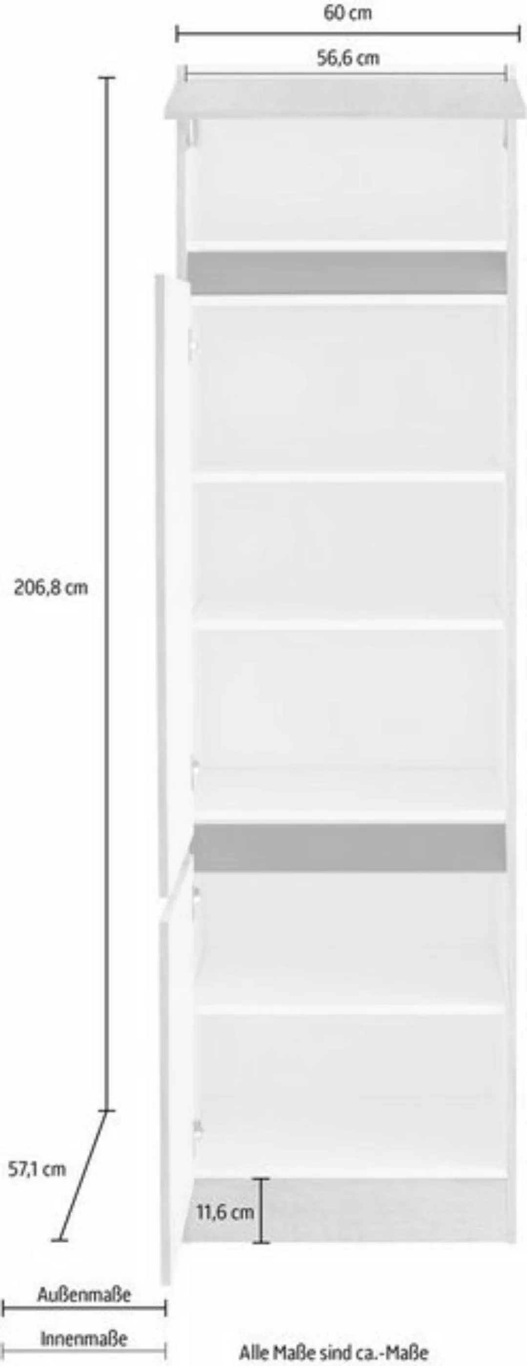 OPTIFIT Seitenschrank Roth Breite 60 cm günstig online kaufen