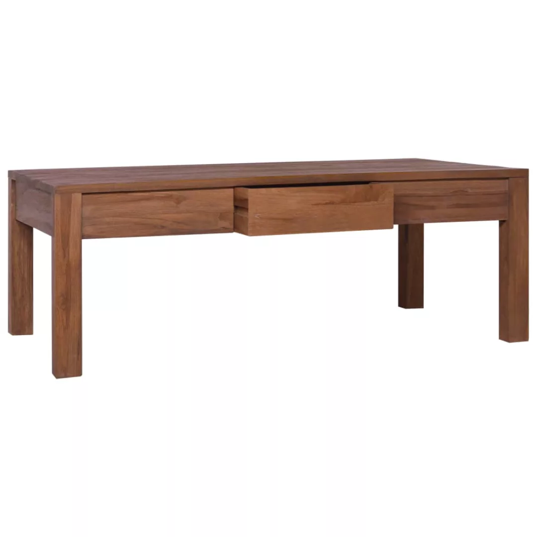 Couchtisch 110x60x40 Cm Teak Massivholz günstig online kaufen