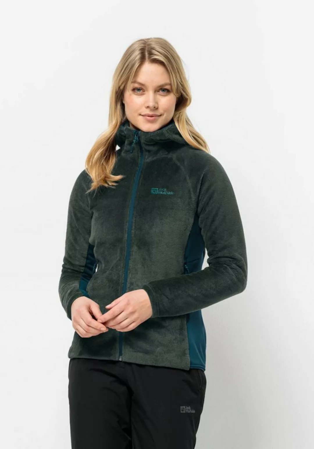 Jack Wolfskin Fleecejacke ROTWAND HOODED FZ W günstig online kaufen