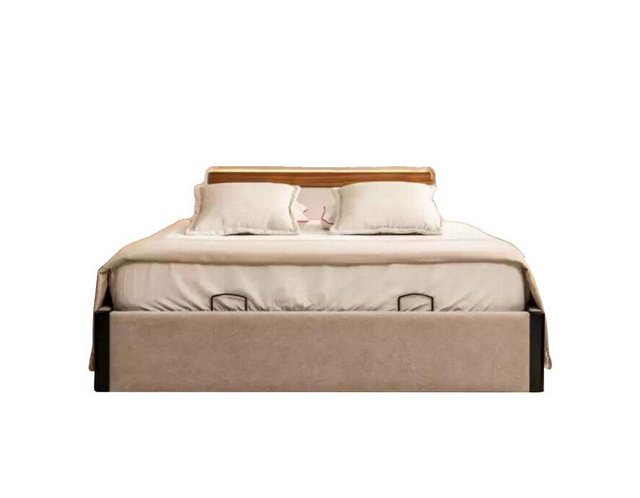 JVmoebel Bett Bett Möbel Design Betten Doppelbett Schlafzimmer Textil Holz günstig online kaufen