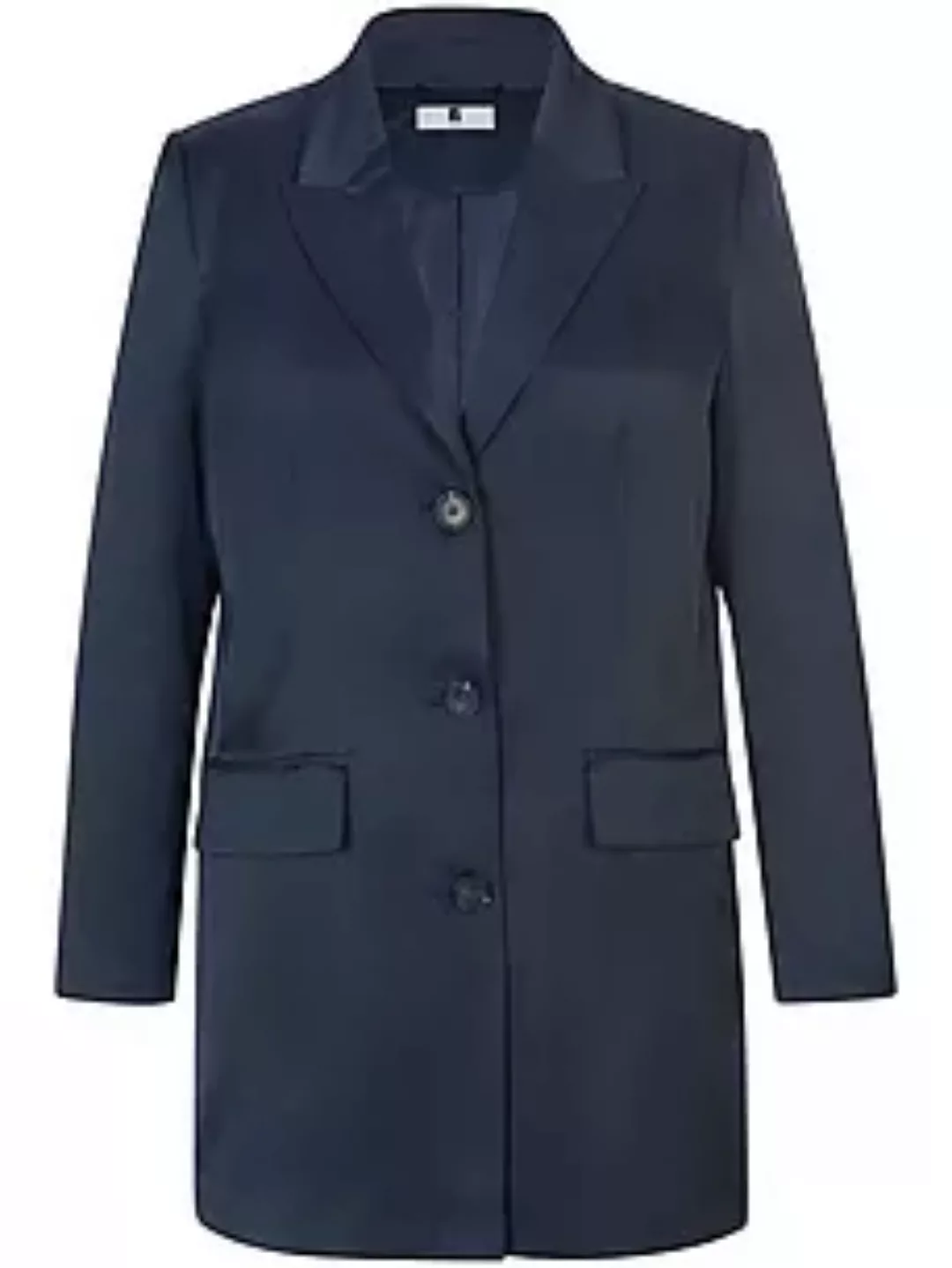 Long-Blazer Anna Aura blau günstig online kaufen