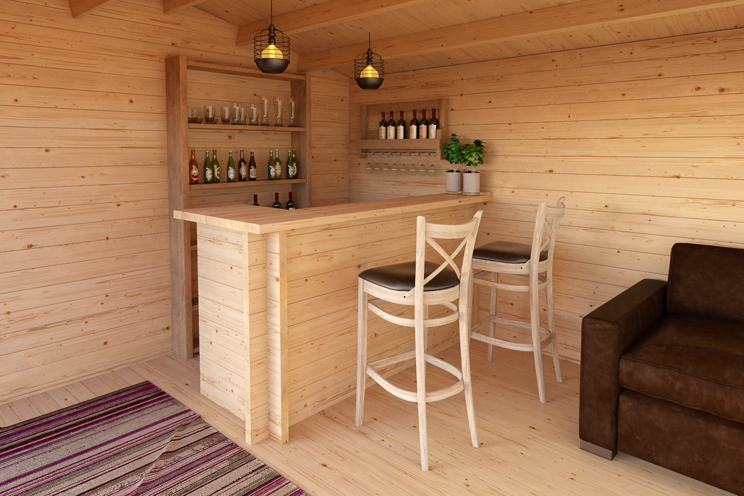 Nordic Holz Bartisch "Barelement", BxTxH: 200x103x75 cm günstig online kaufen