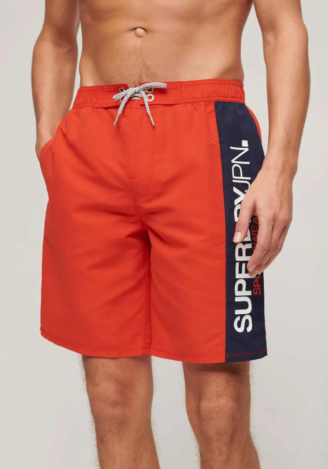 Superdry Badeshorts "SD-SPORTSWEAR LOGO 19" BOARDSHORT" günstig online kaufen