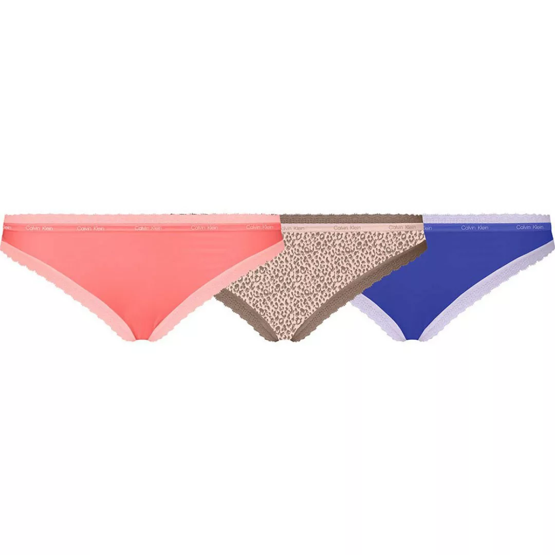 Calvin Klein Underwear Slip 3 Einheiten S Stunning Pink / Streak Leopard / günstig online kaufen