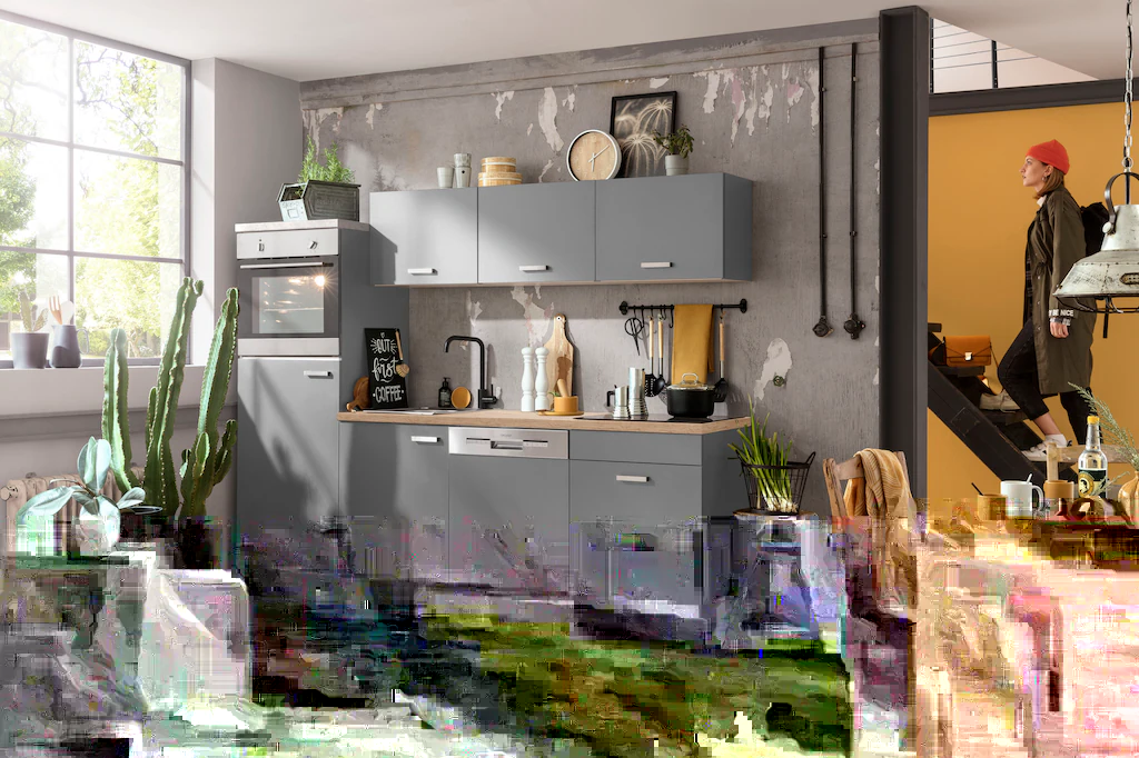 OPTIFIT Küchenzeile "Parma", mit E-Geräten, Breite 240 cm günstig online kaufen
