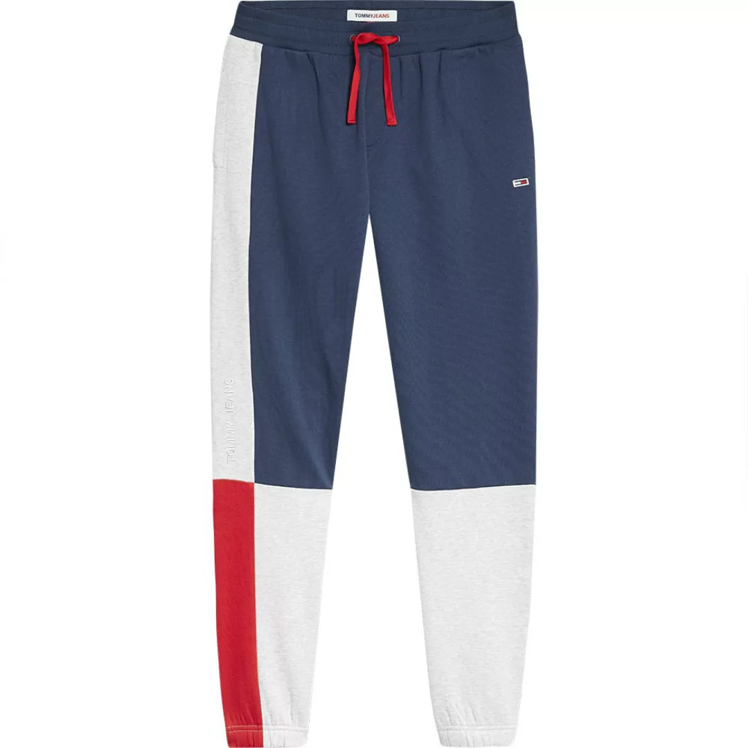 Tommy Jeans Colorblock Jogginghose S Twilight Navy / Multi günstig online kaufen