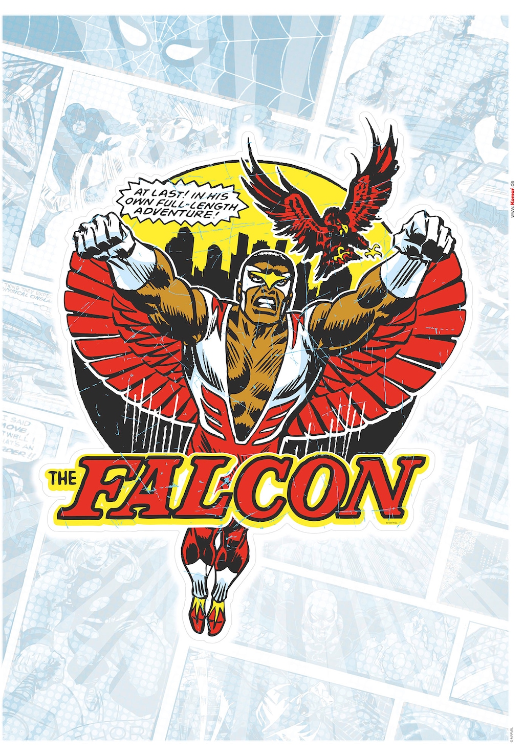 Komar Wandtattoo "Falcon Comic Classic - Größe 50 x 70 cm", (1 St.), selbst günstig online kaufen