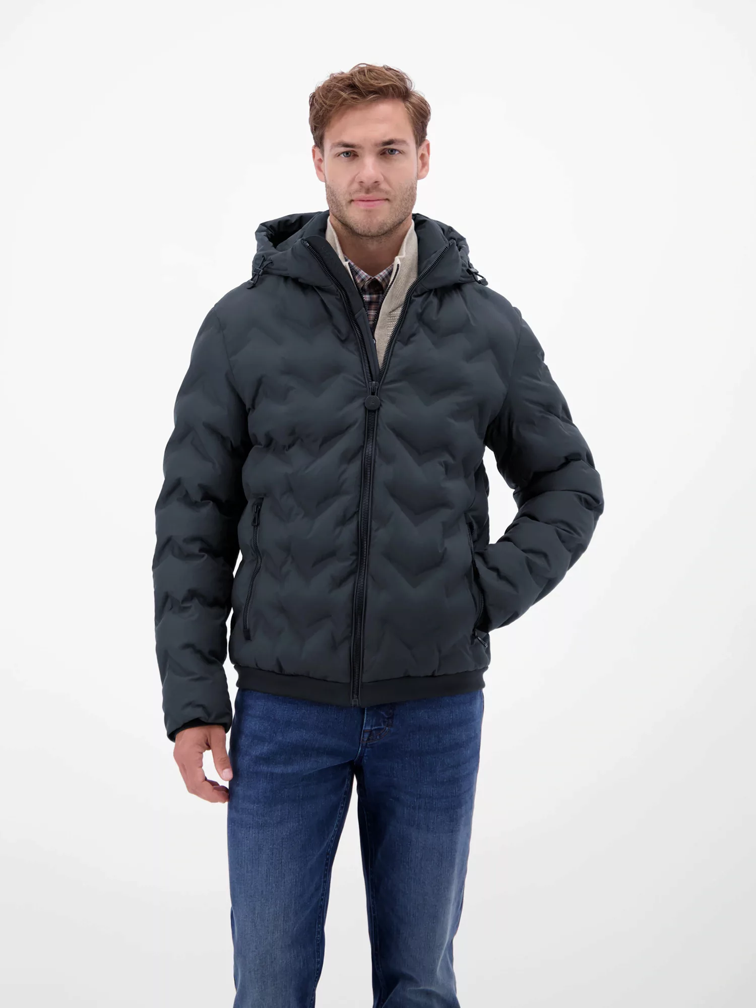 LERROS Steppjacke "LERROS Herren Funktions-Steppjacke", mit Kapuze, Wasser- günstig online kaufen