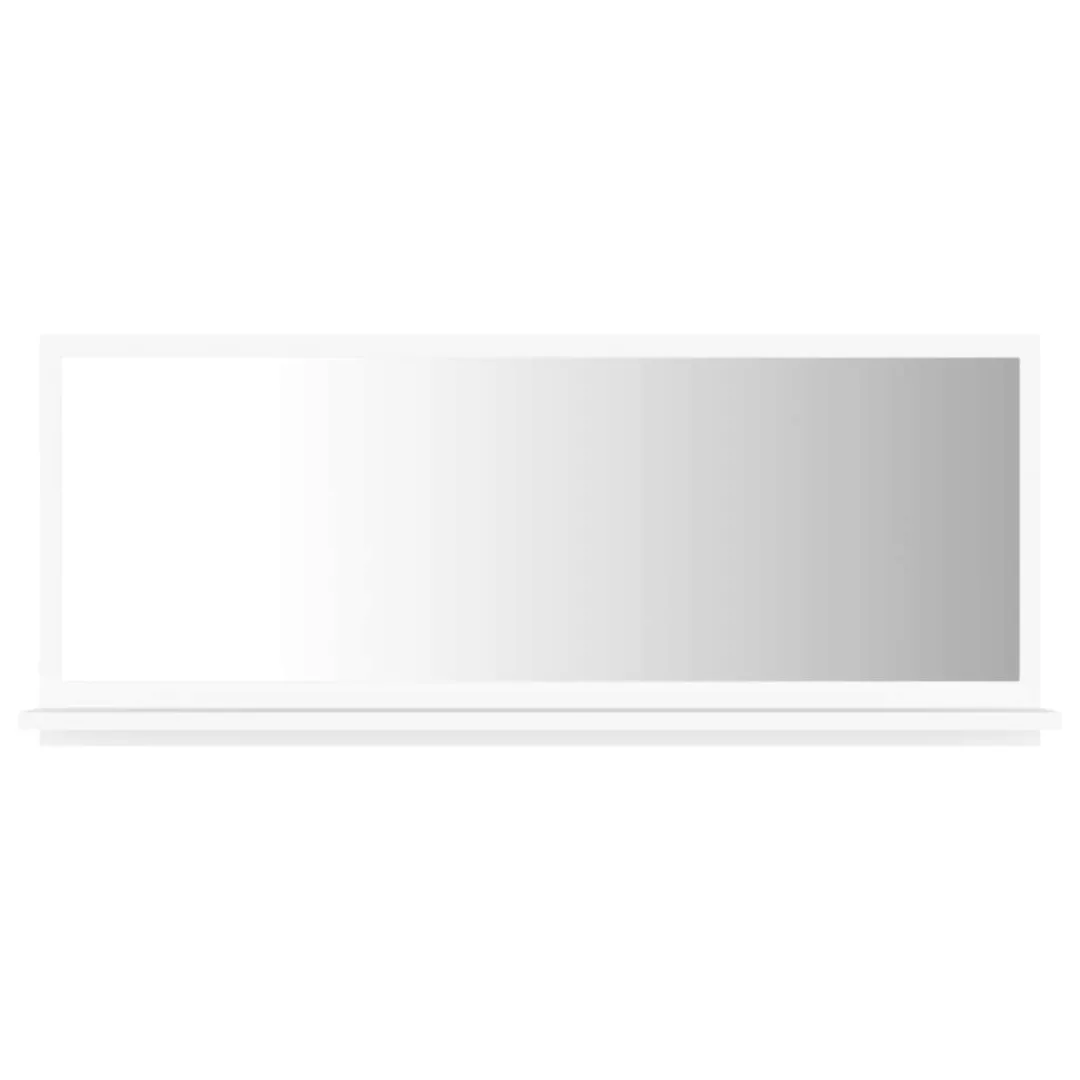 Badspiegel Weiß 90x10,5x37 Cm Spanplatte günstig online kaufen