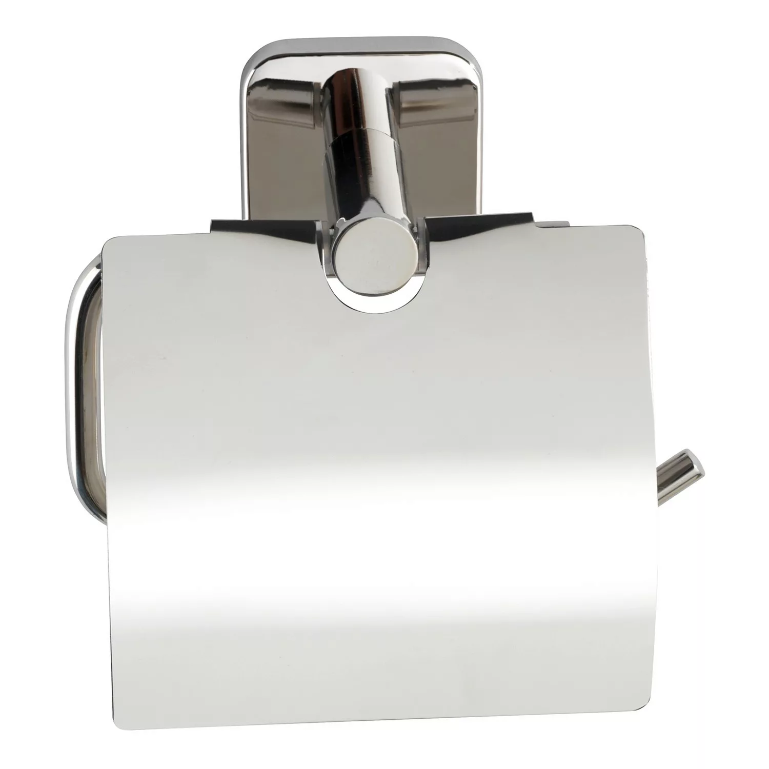 WENKO Toilettenpapierhalter mit Deckel Mezzano Edelstahl, WC-Rollenhalter, günstig online kaufen