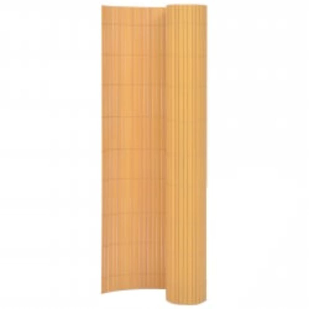 Gartenzaun Doppelseitig 110x300 Cm Gelb günstig online kaufen