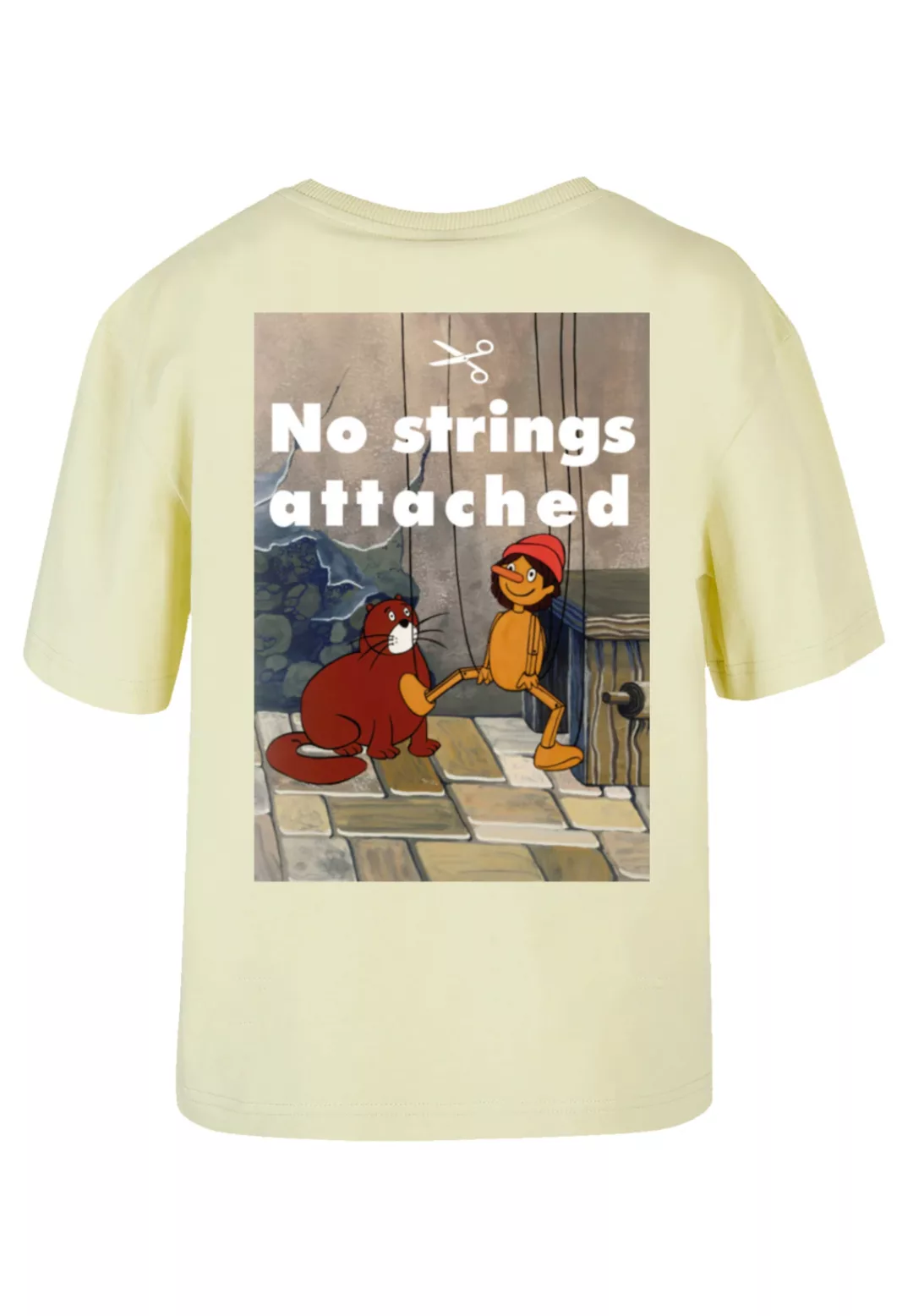 F4NT4STIC T-Shirt "Pinocchio No Strings Attached", Retro, Heroes of Childho günstig online kaufen