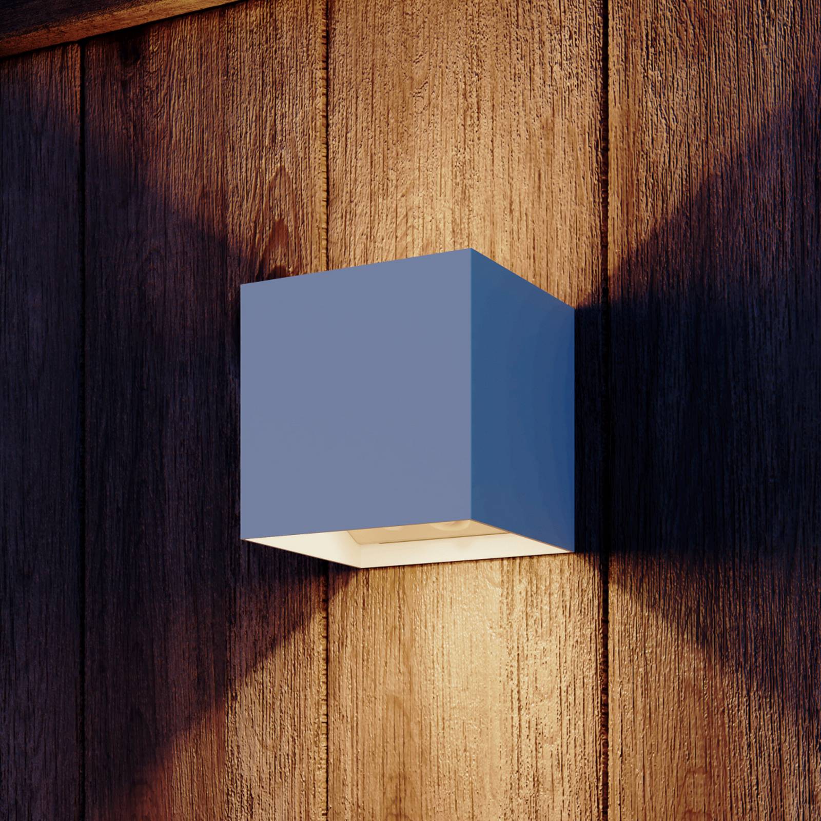 Calex LED-Akku-Sensor-Außenwandlampe Volterra, weiß, IP44 günstig online kaufen