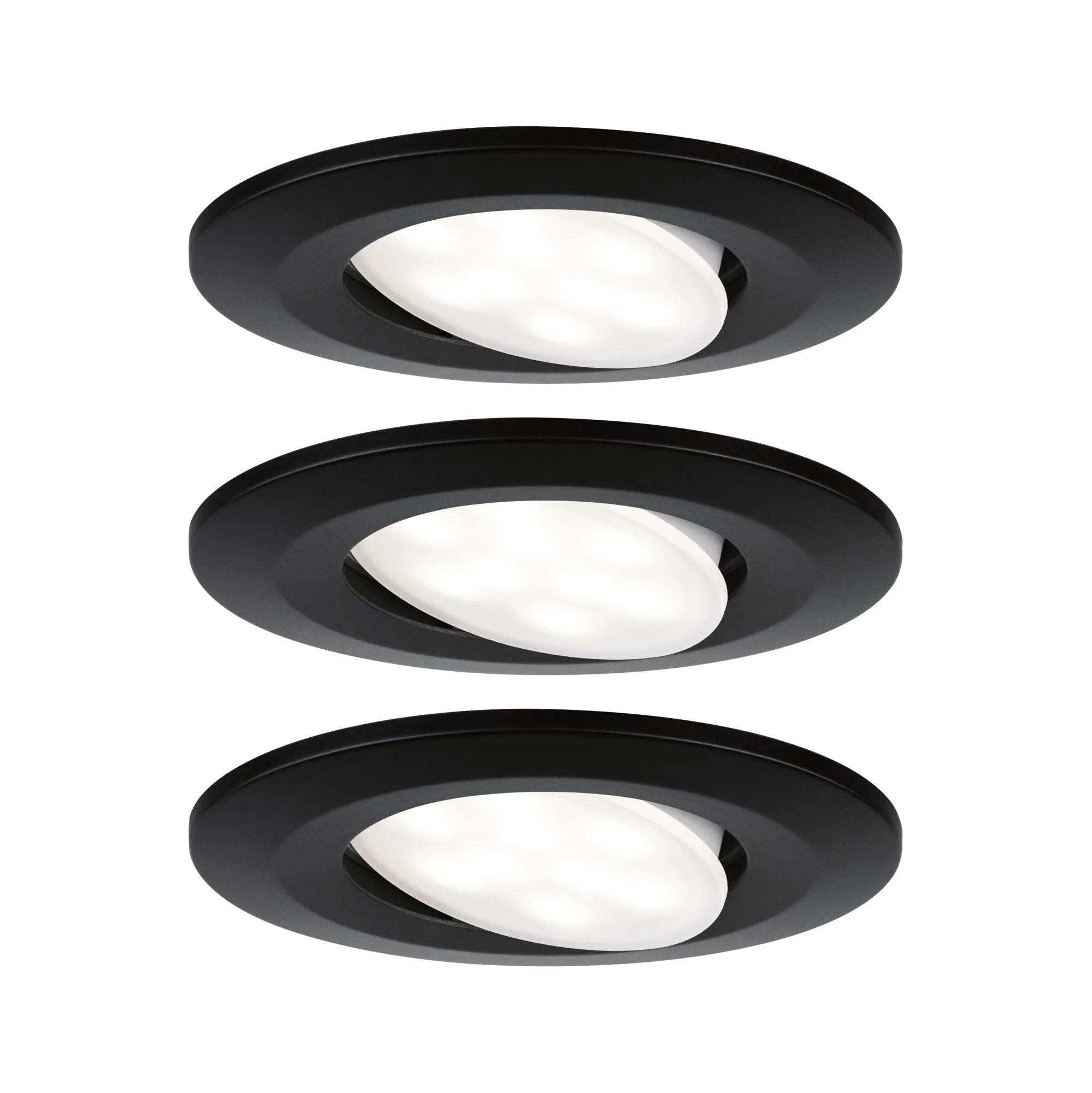 Paulmann "LED Einbauleuchte Calla Basisset schwenkbar IP65 rund 90mm 3x6W 3 günstig online kaufen