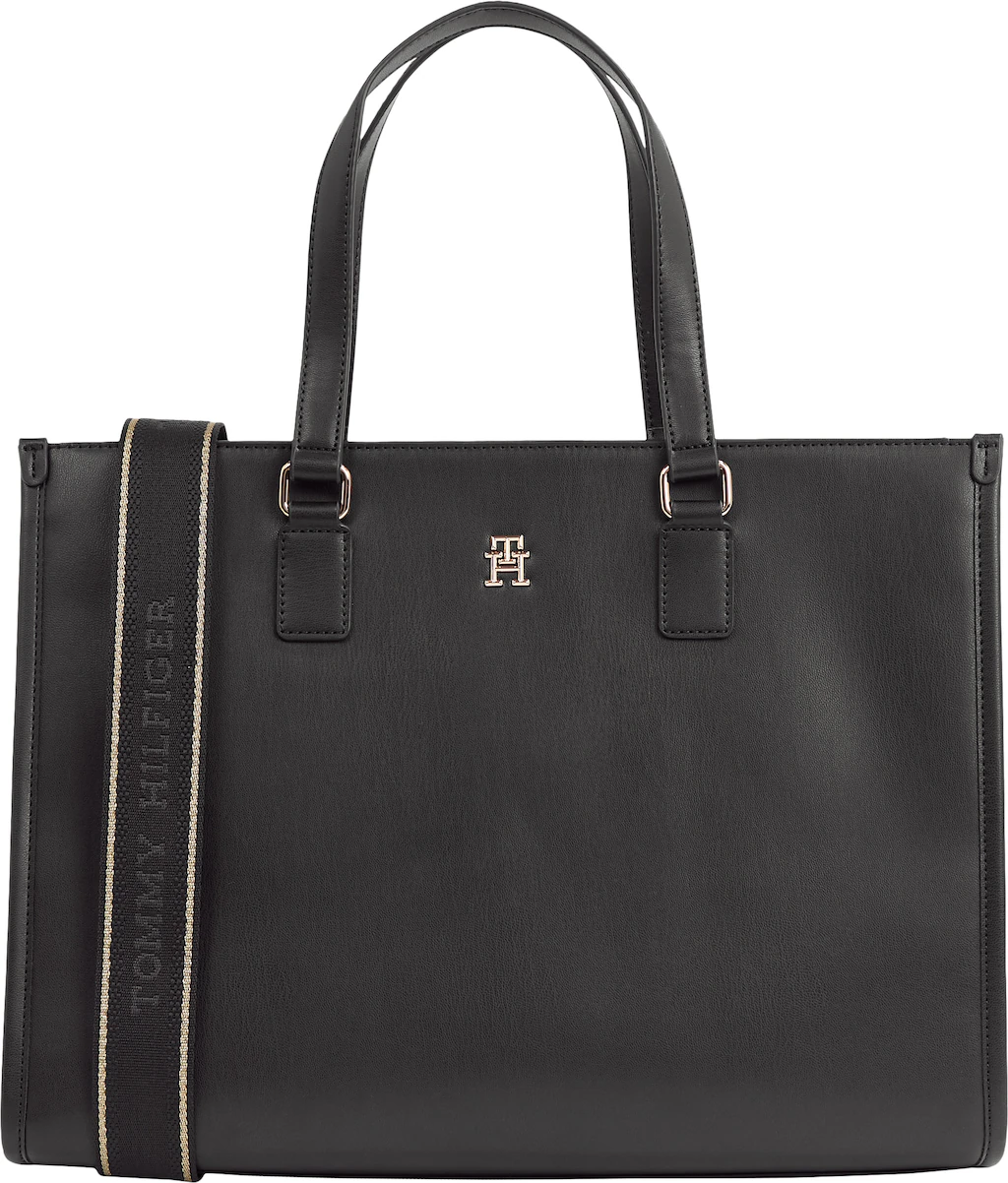 Tommy Hilfiger Shopper "TH MONOTYPE TOTE", Handtasche Damen Tasche Damen Sc günstig online kaufen