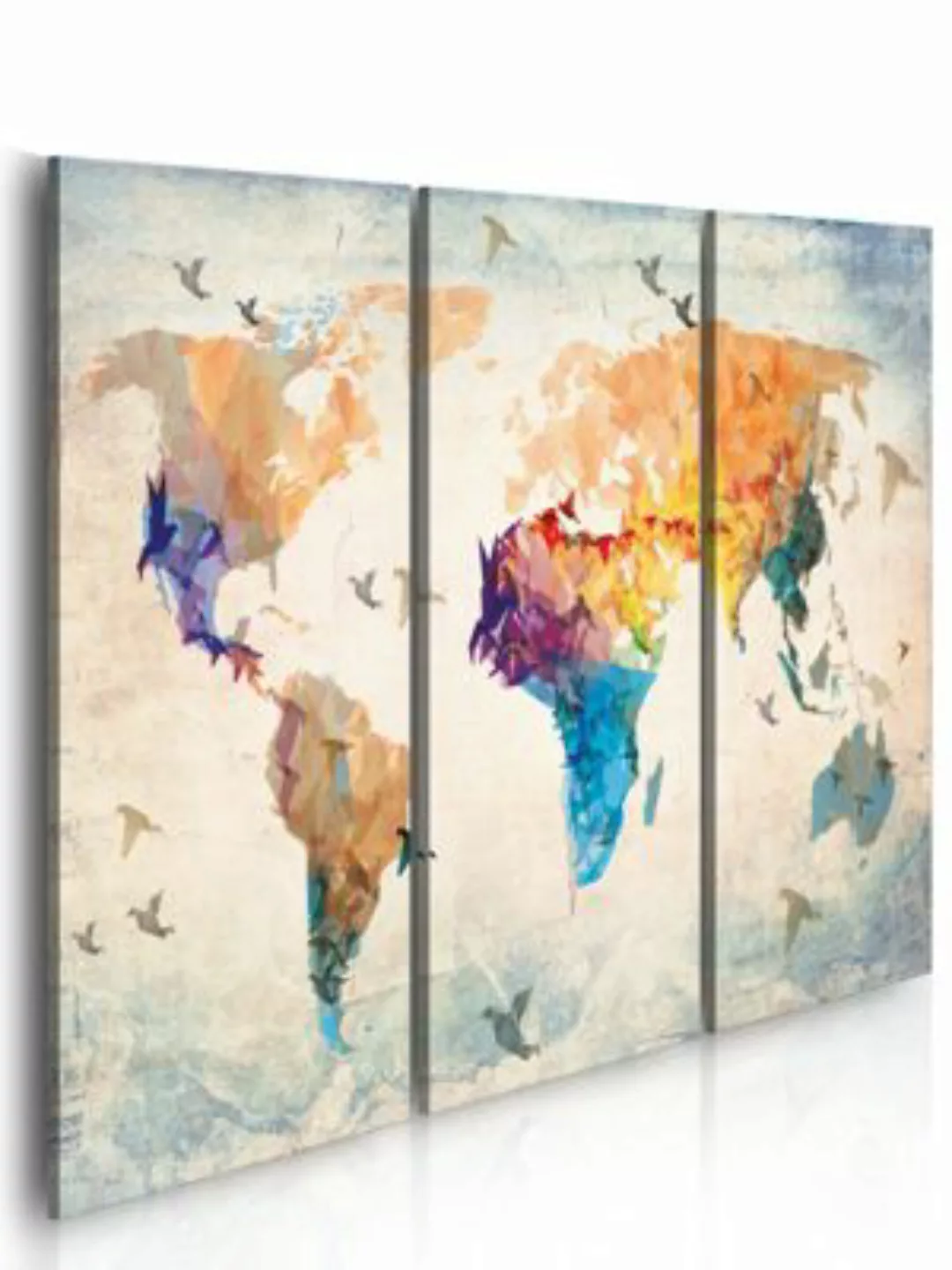 artgeist Wandbild Free as a bird - triptych mehrfarbig Gr. 60 x 40 günstig online kaufen