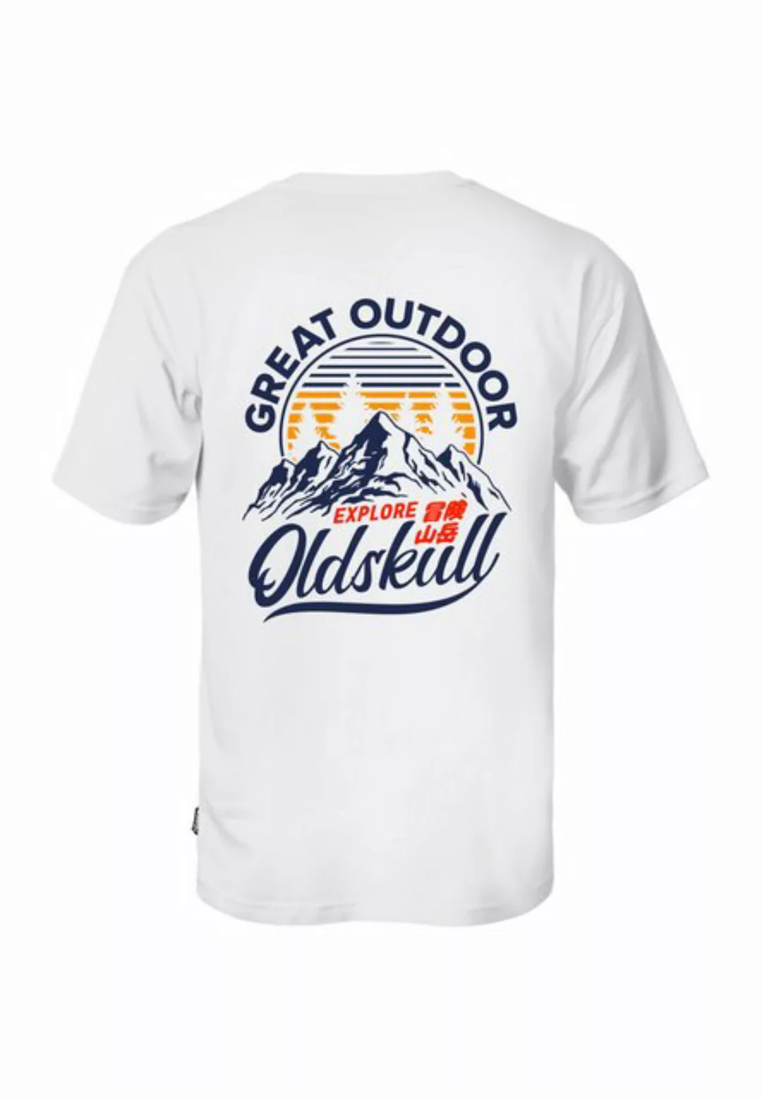 Oldskull T-Shirt Retro Great Outdoor Logo Graphic günstig online kaufen