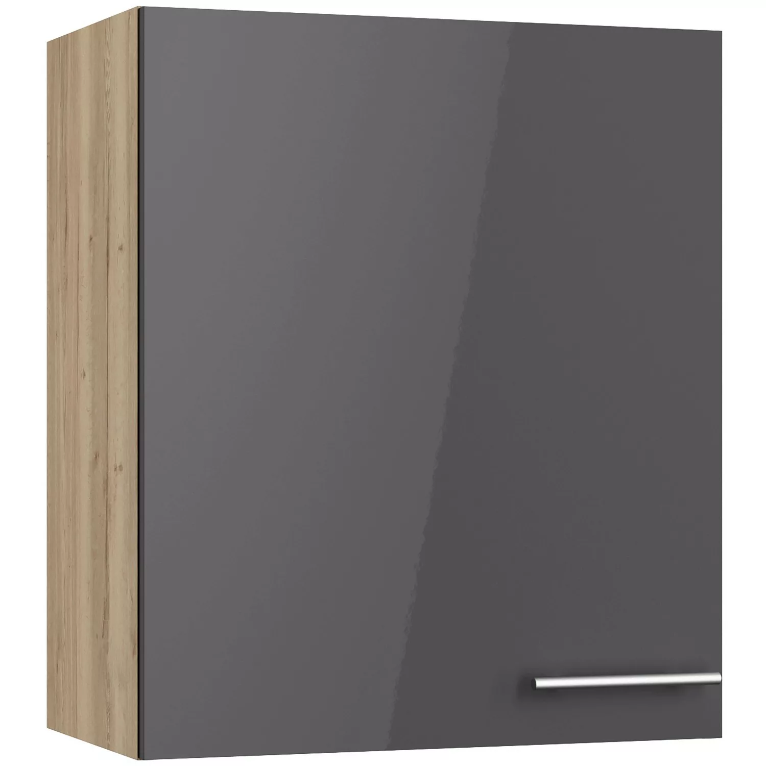 Optifit Oberschrank Jonte984 60 cm x 70,4 cm x 34,9 cm Anthrazit-Wildeiche günstig online kaufen