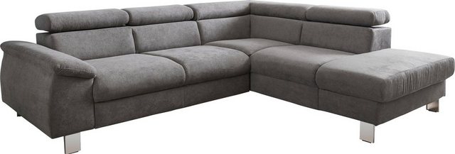 COTTA Ecksofa "Komaris L-Form", inklusive Kopf- bzw. Rückenverstellung, wah günstig online kaufen