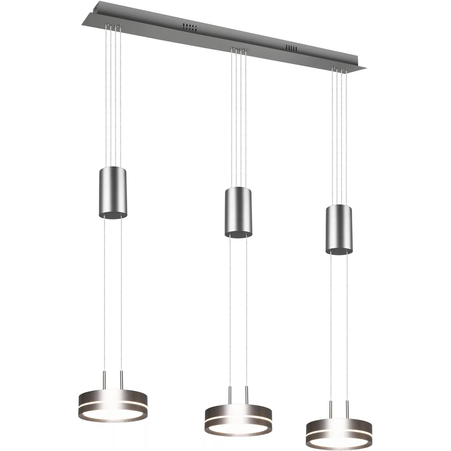 TRIO Pendelleuchte FRANKLIN 326510307 nickel matt Aluminium B/H/T: ca. 85x1 günstig online kaufen